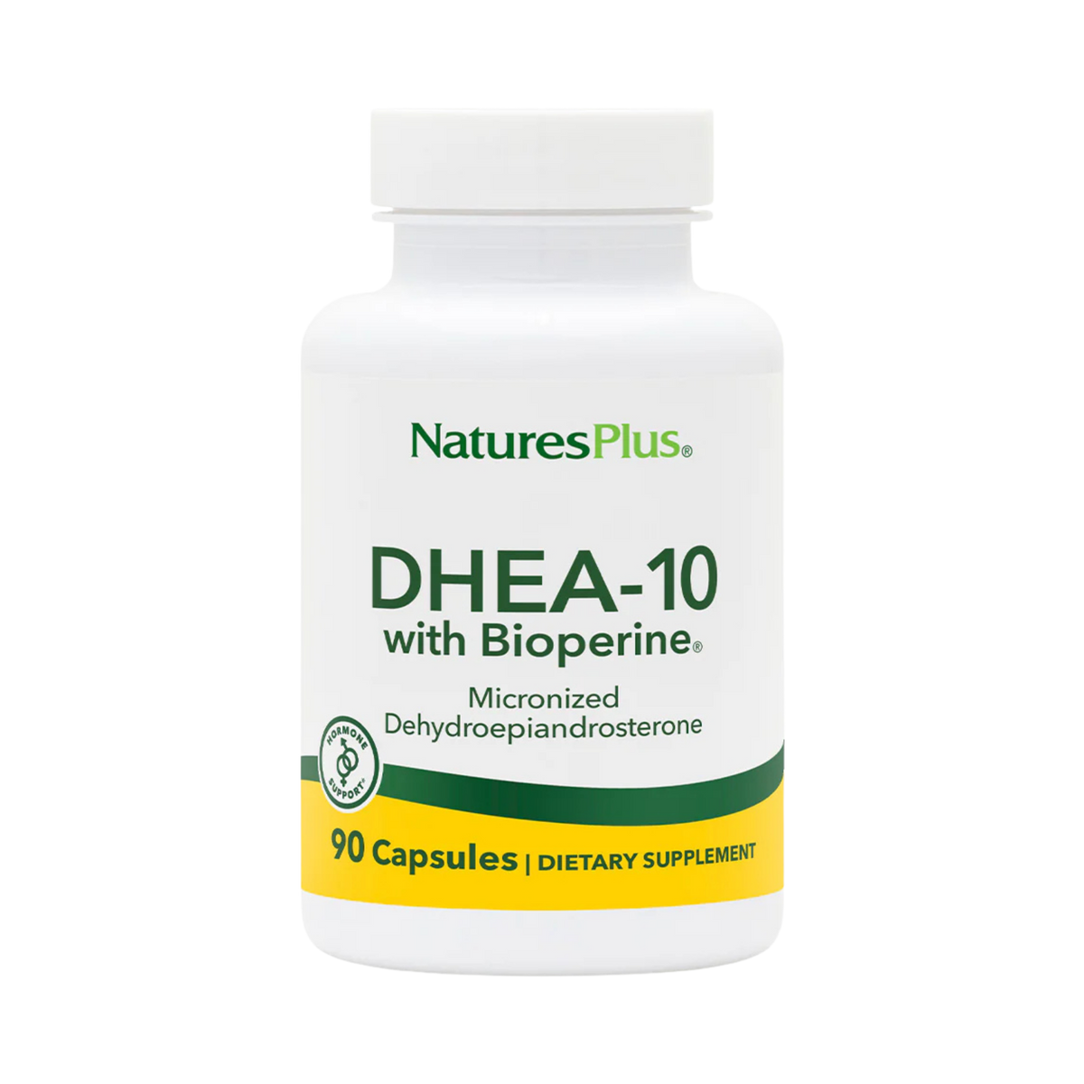 NaturesPlus, DHEA-10 With Bioperine, 90 Capsules