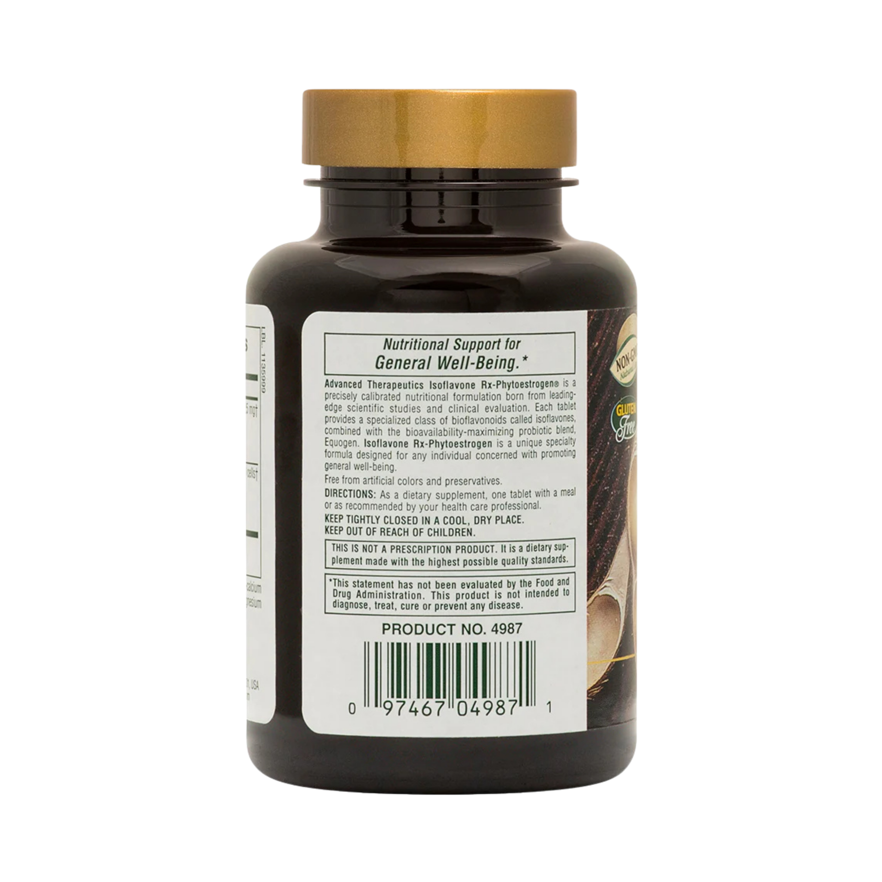 NaturesPlus, Advanced Therapeutics, Isoflavone Rx-Phytoestrogen, 30 Tablets