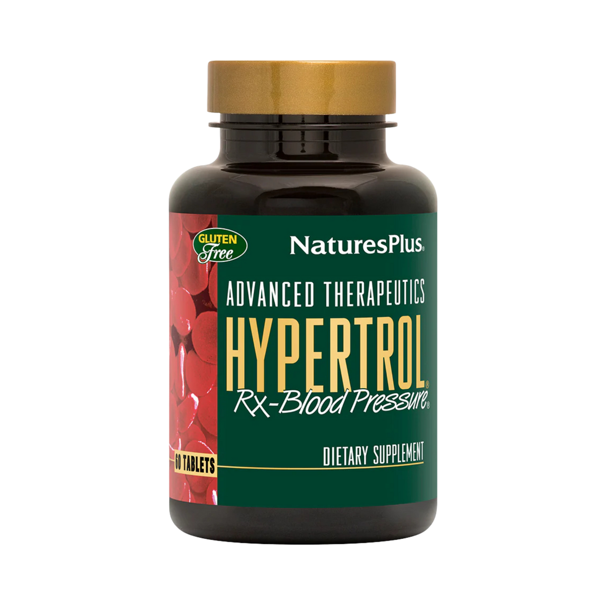 NaturesPlus, Advanced Therapeutics, Hypertrol, RX Blood Pressure, 60 Tablets