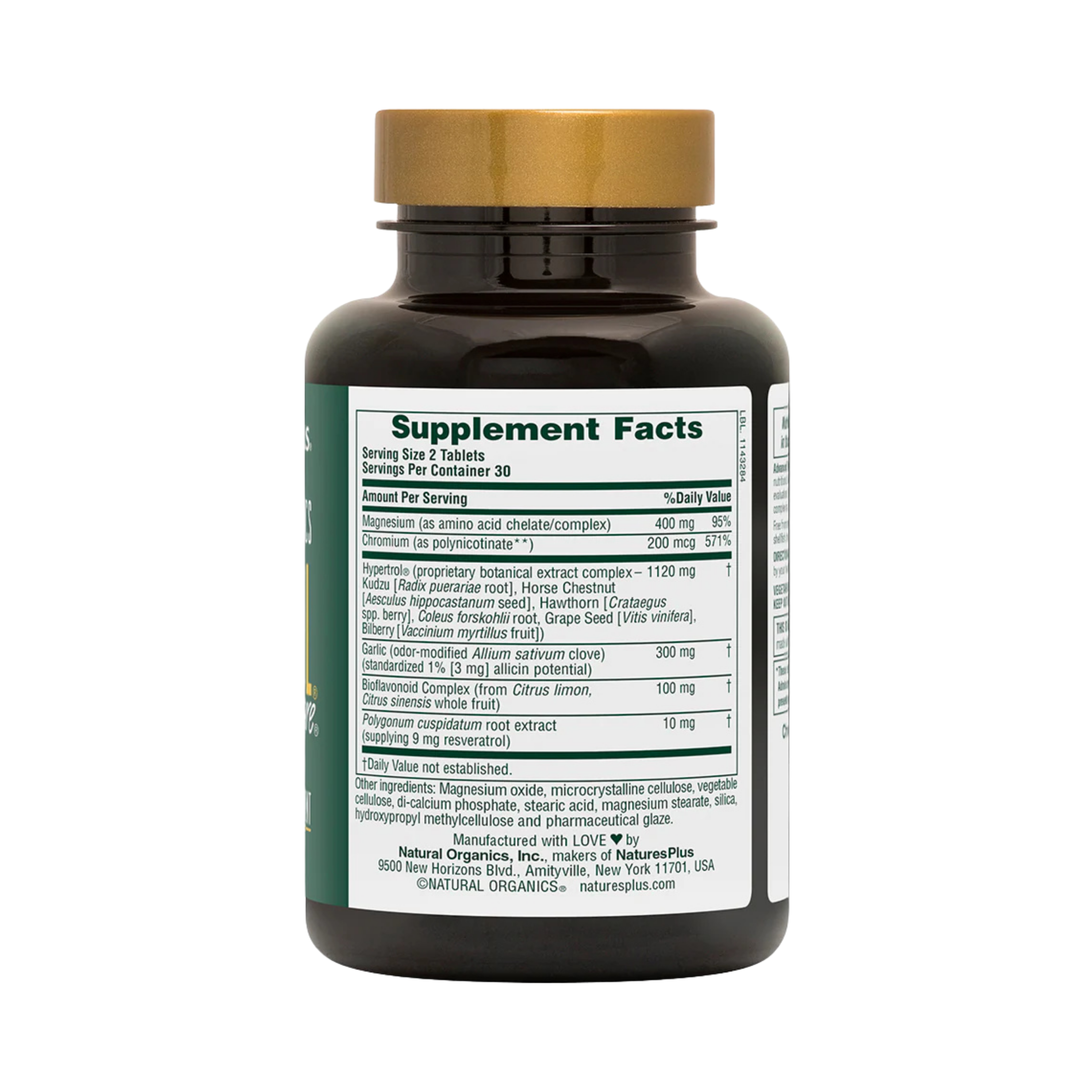 NaturesPlus, Advanced Therapeutics, Hypertrol, RX Blood Pressure, 60 Tablets