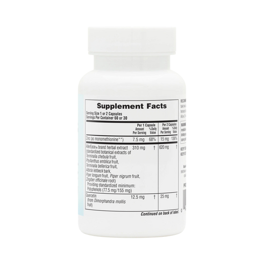 NaturesPlus, Advanced Therapeutics Aller-7 Rx-Respiration, 60 Vegetarian Capsules