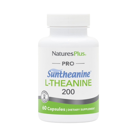 NaturesPlus, Pro, Suntheanine L-Theanine 200, 60 Capsules