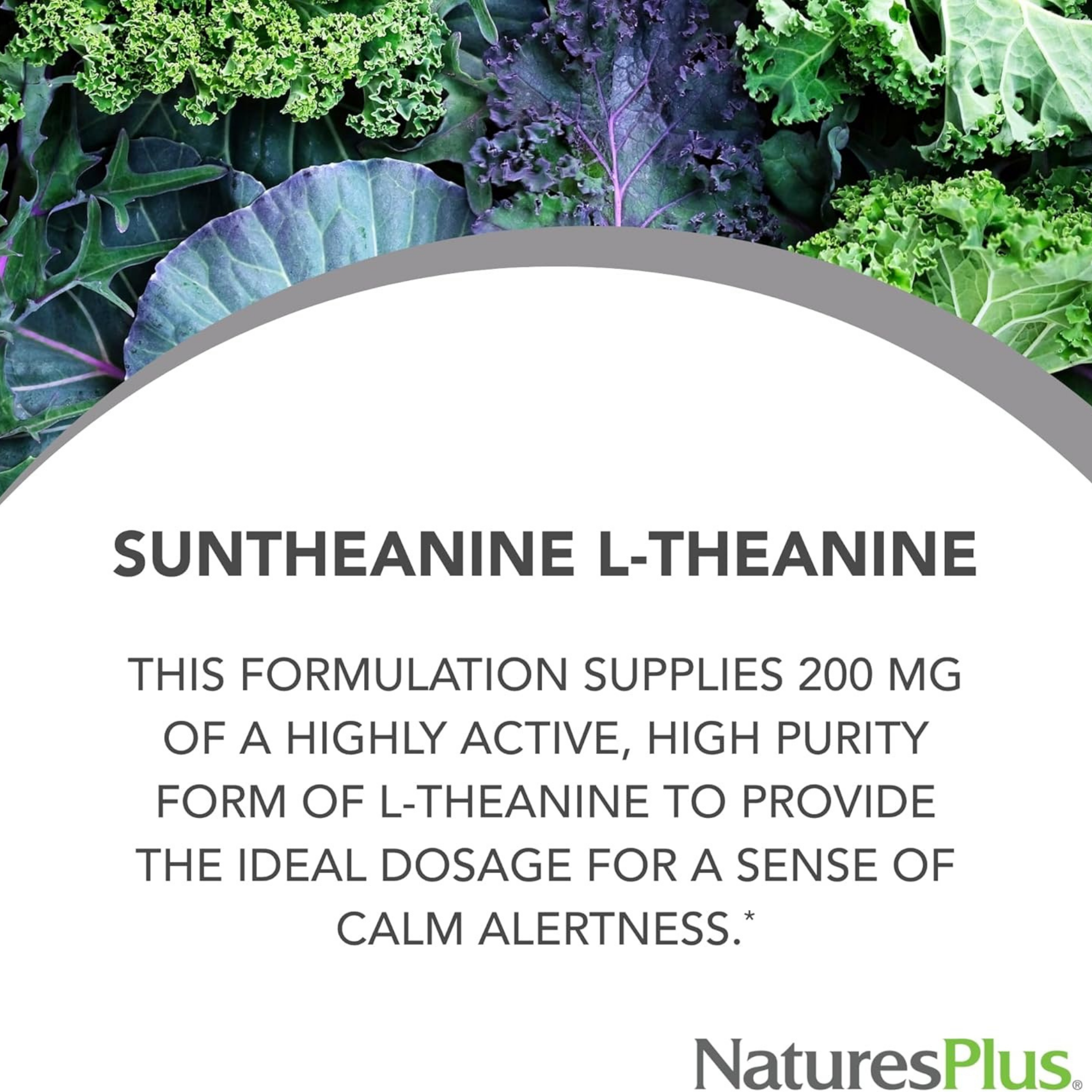 NaturesPlus, Pro, Suntheanine L-Theanine 200, 60 Capsules