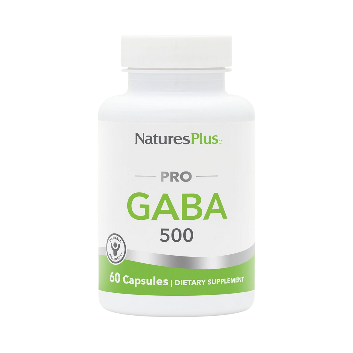 NaturesPlus, PRO GABA 500, 60 Capsules