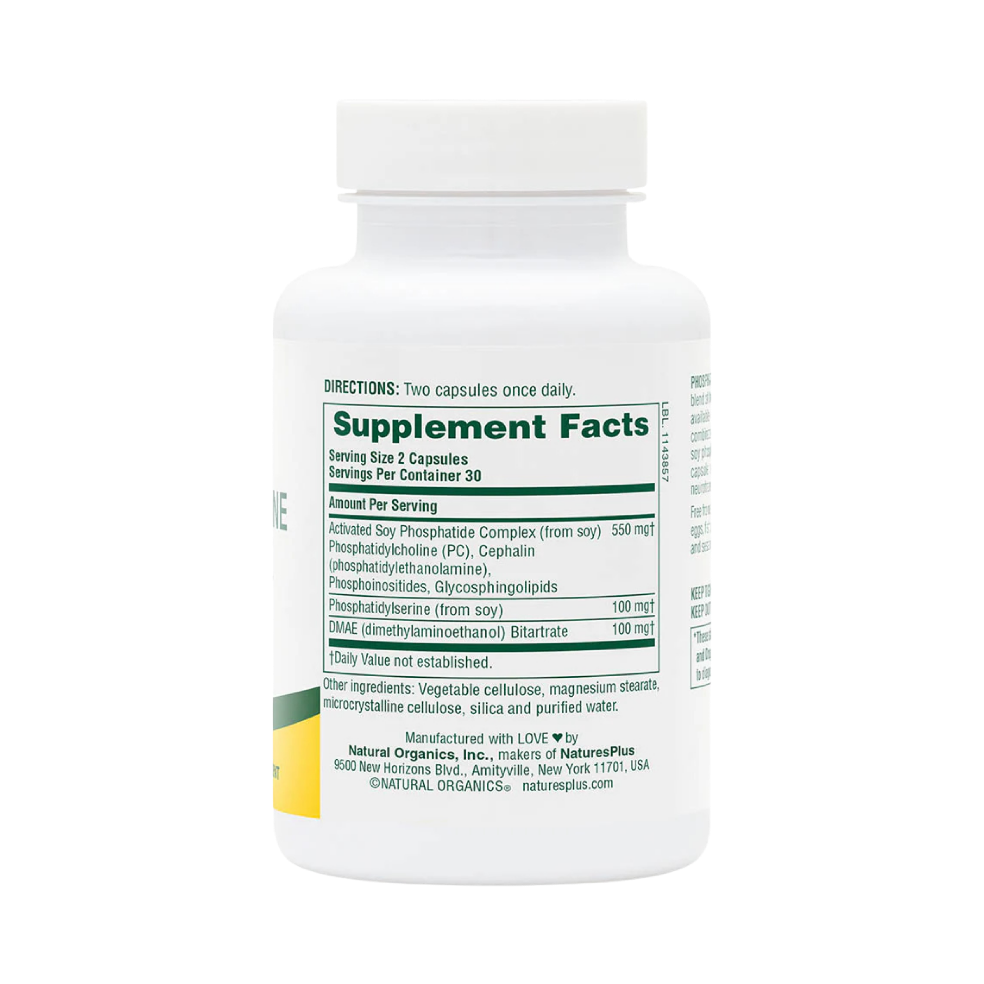 NaturesPlus, Phosphatidylserine DMAE Complex, 60 Capsules