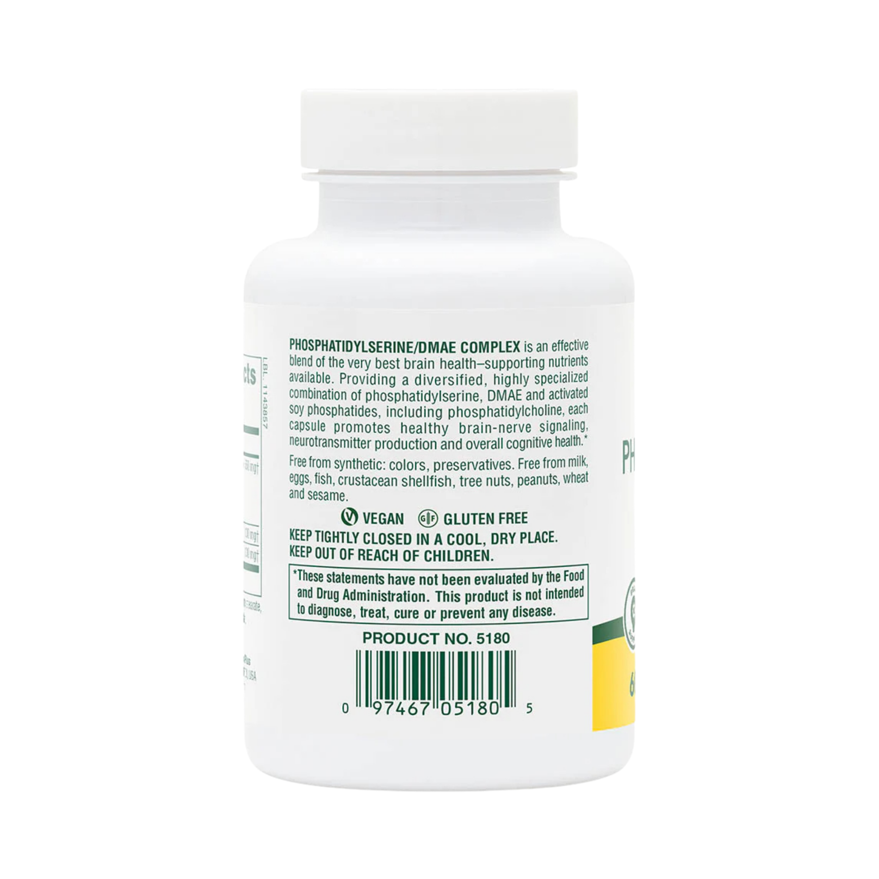NaturesPlus, Phosphatidylserine DMAE Complex, 60 Capsules