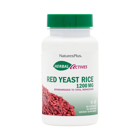 NaturesPlus, Herbal Actives, Red Yeast Rice, 60 Capsules