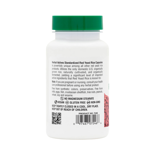 NaturesPlus, Herbal Actives, Red Yeast Rice, 60 Capsules