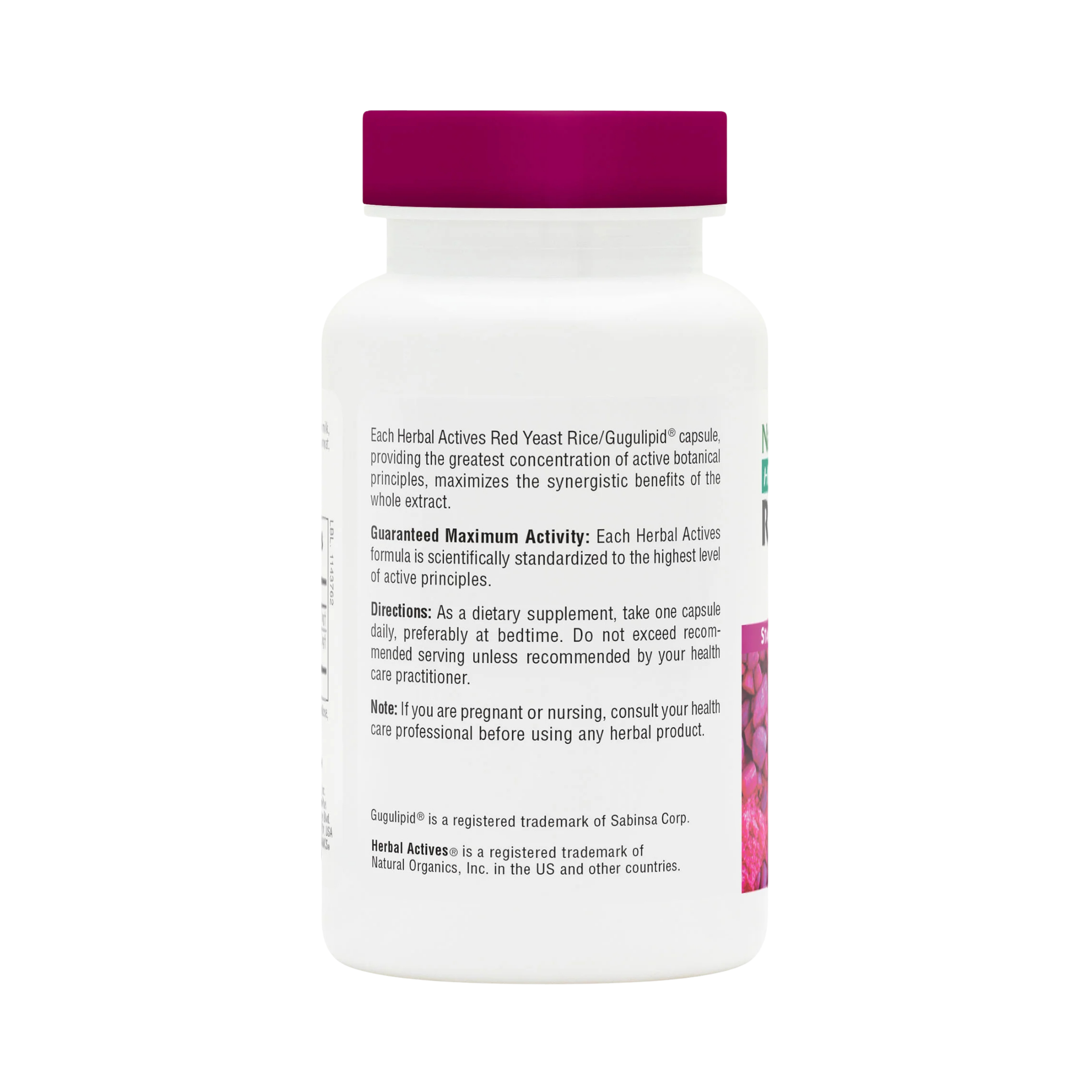 NaturesPlus, Herbal Actives, Red Yeast Rice Gugulipid, 450 Mg, 60 Vegan Capsules