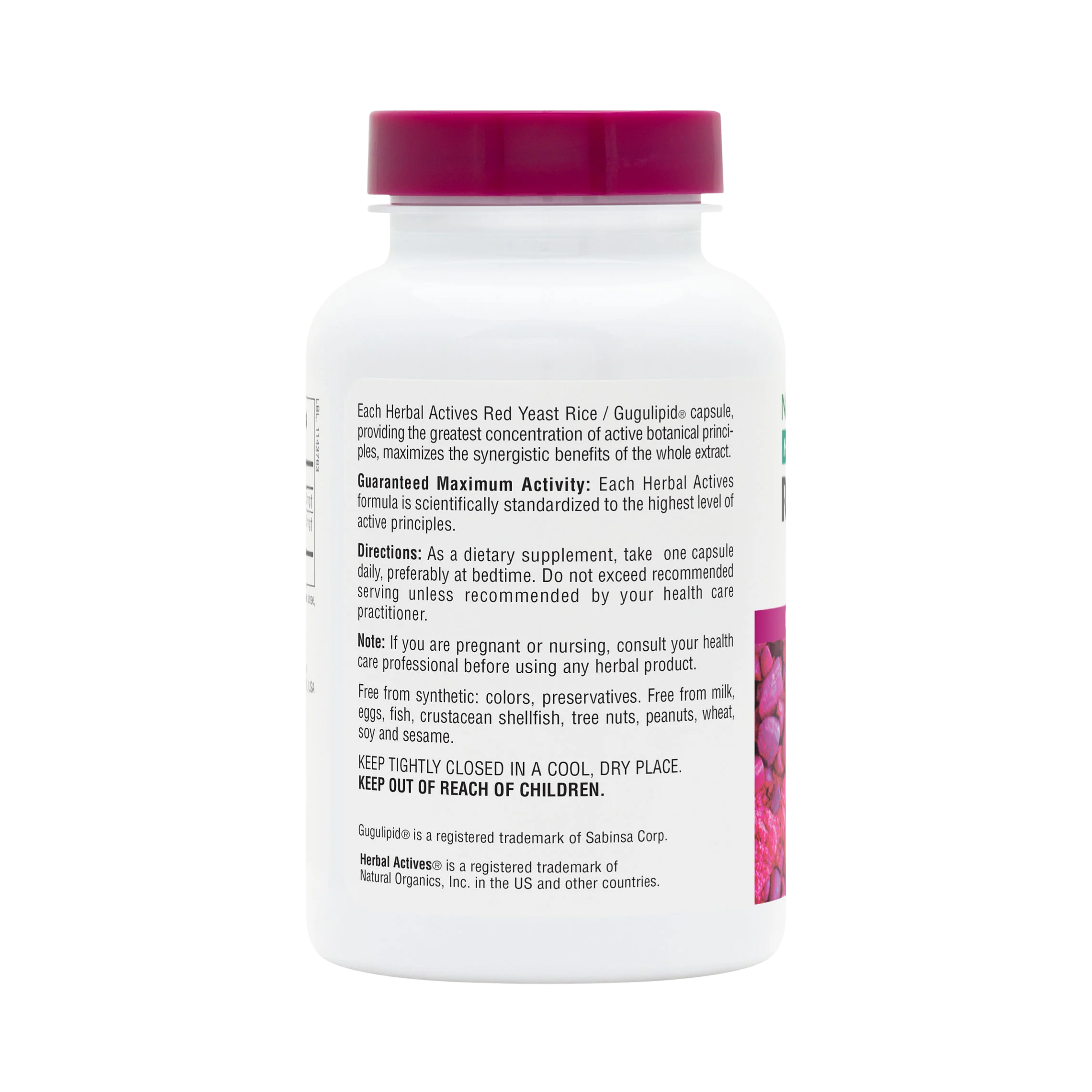 NaturesPlus, Herbal Actives, Red Yeast Rice Gugulipid, 450 Mg, 120 Vegan Capsule