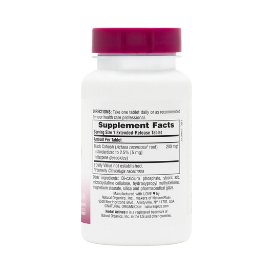 NaturesPlus, Herbal Actives Black Cohosh, 30 Tablets