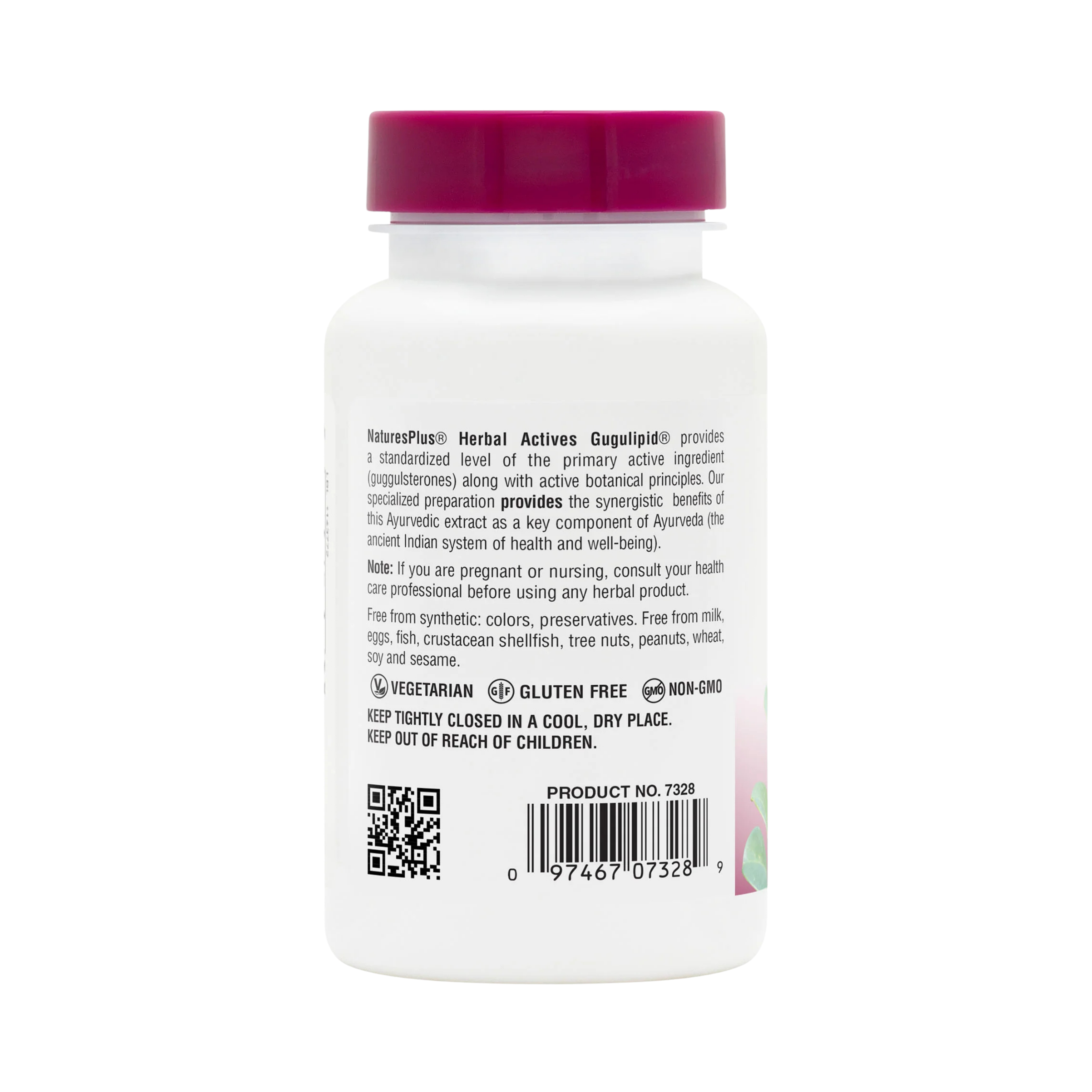 NaturesPlus, Herbal Actives, Gugulipid, Extended Release, 1,000 Mg, 30 Tablets