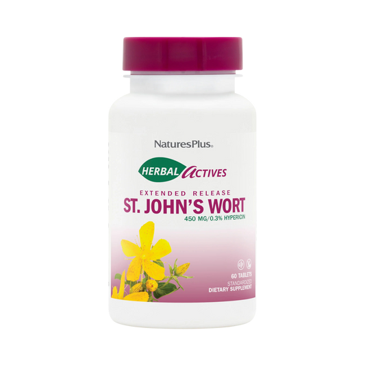 NaturesPlus, Herbal Actives, St. John's Wort, 450 Mg, 60 Tablets