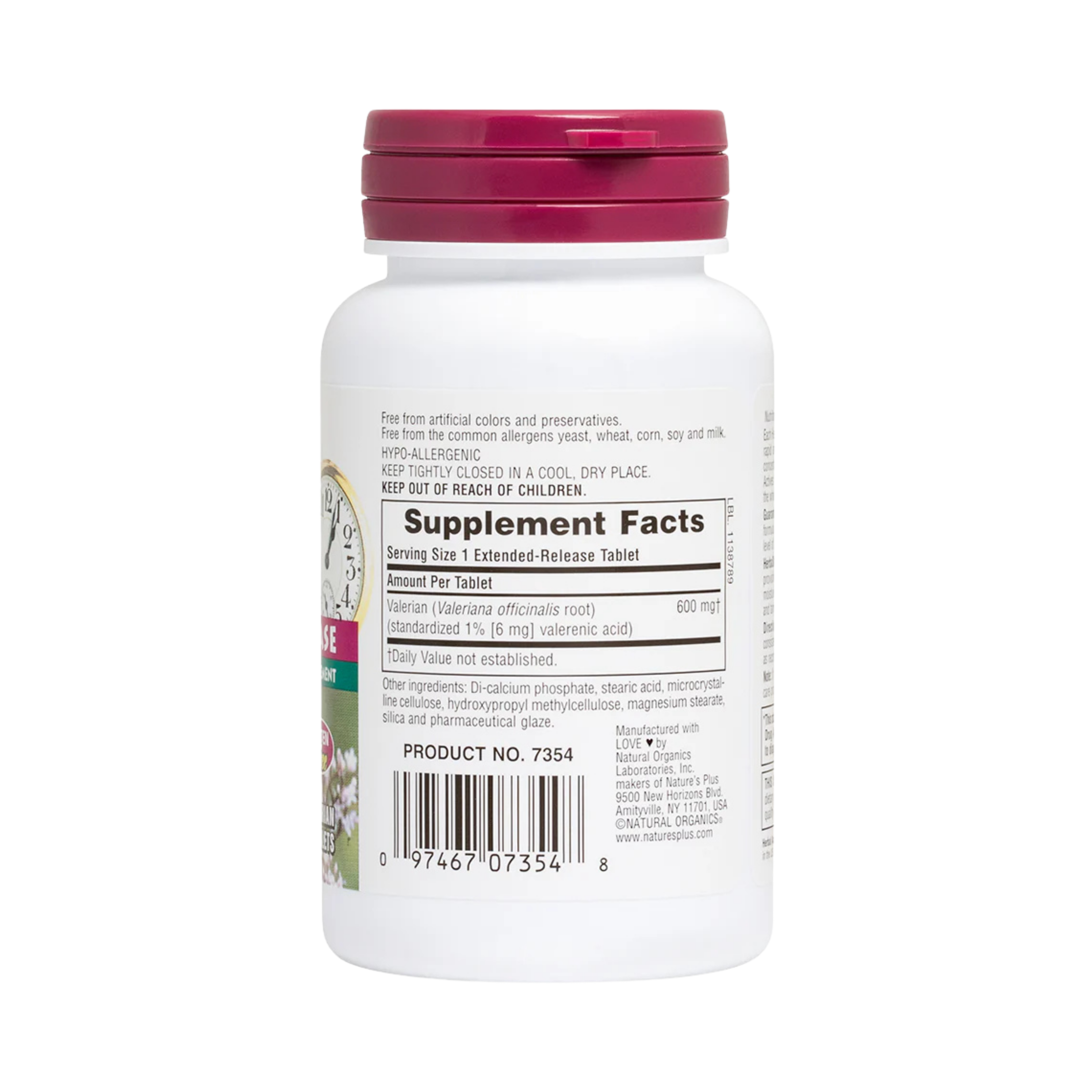 Natures Plus, Olive Leaf Extract 500 Mg Time Release, 30 Sustained Release Tablets