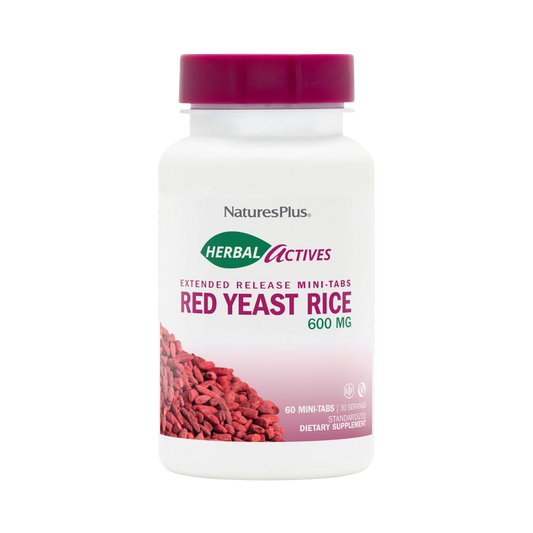 NaturesPlus, Herbal Actives, Red Yeast Rice, 60 Mini-Tablets