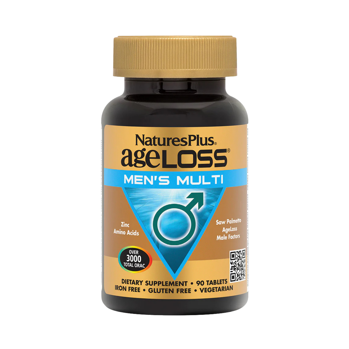 NaturesPlus, Ageloss Mens Multi, 90 Tablets