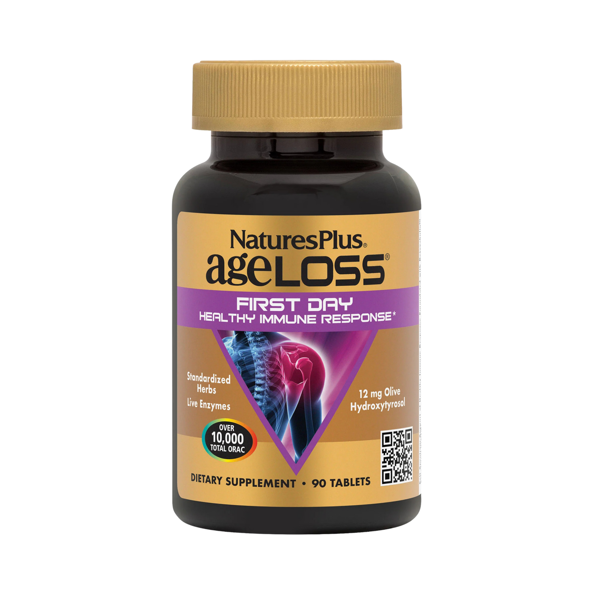 NaturesPlus, AgeLoss FIRST DAY Healthy Immune Response, 90 Tablets