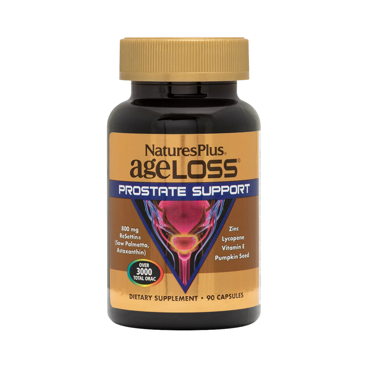 NaturesPlus, Ageloss Prostate, 90 Veg Capsules