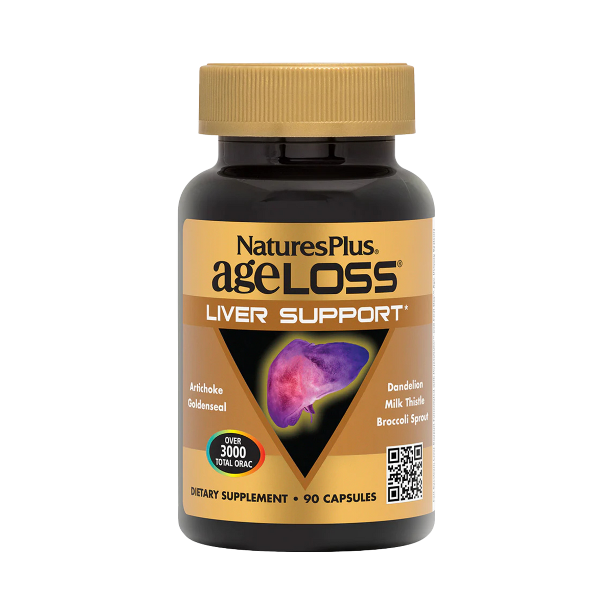 NaturesPlus, AgeLoss Liver Support, 90 Capsules