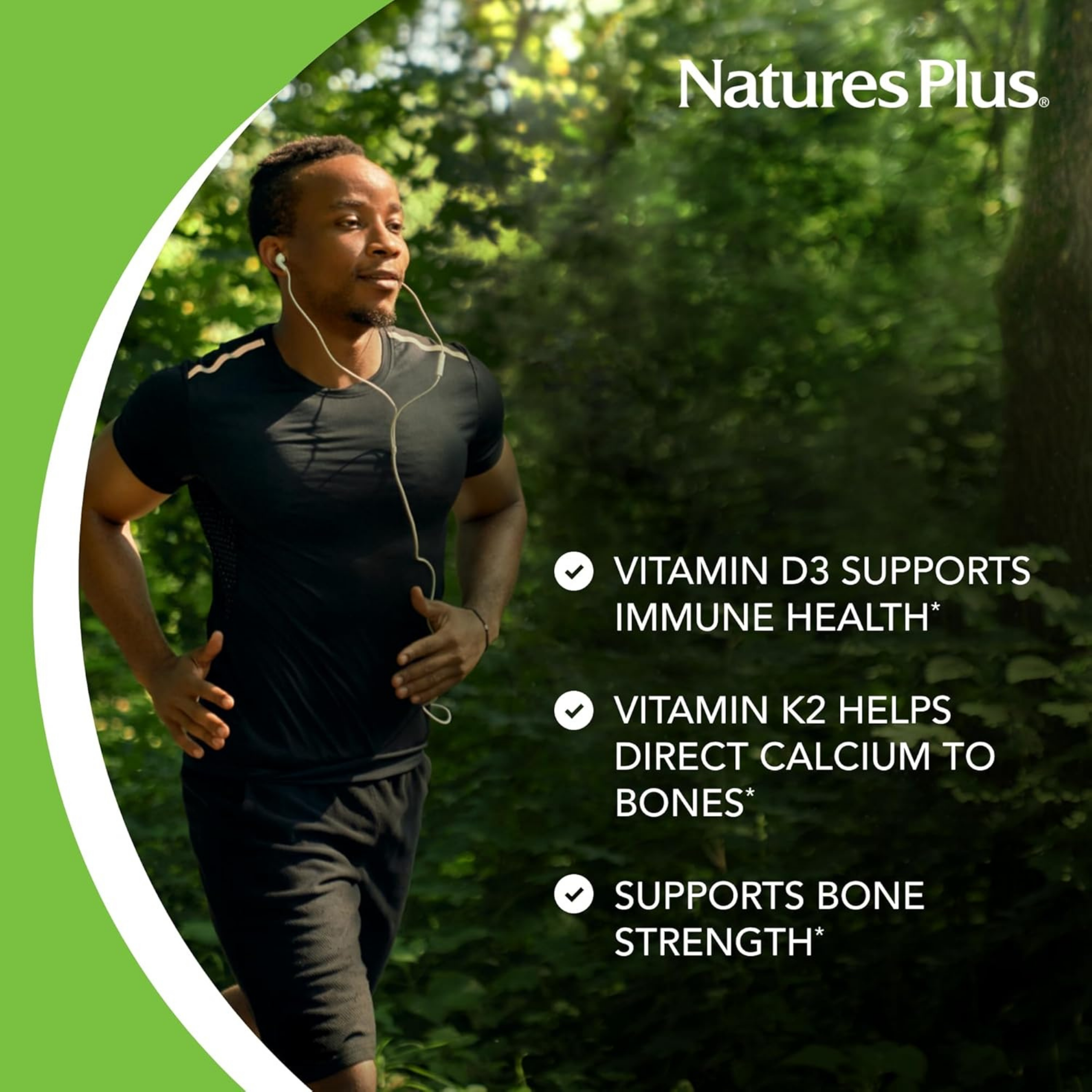 NaturesPlus, Chewable D & K Complex, Mixed Berry, 60 Tablets