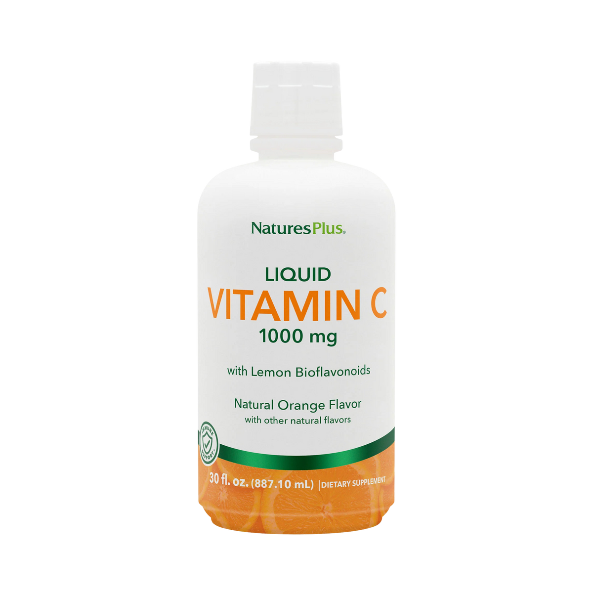 NaturesPlus, Liquid Vitamin C, Natural Orange, 1,000 Mg, 30 Fl Oz