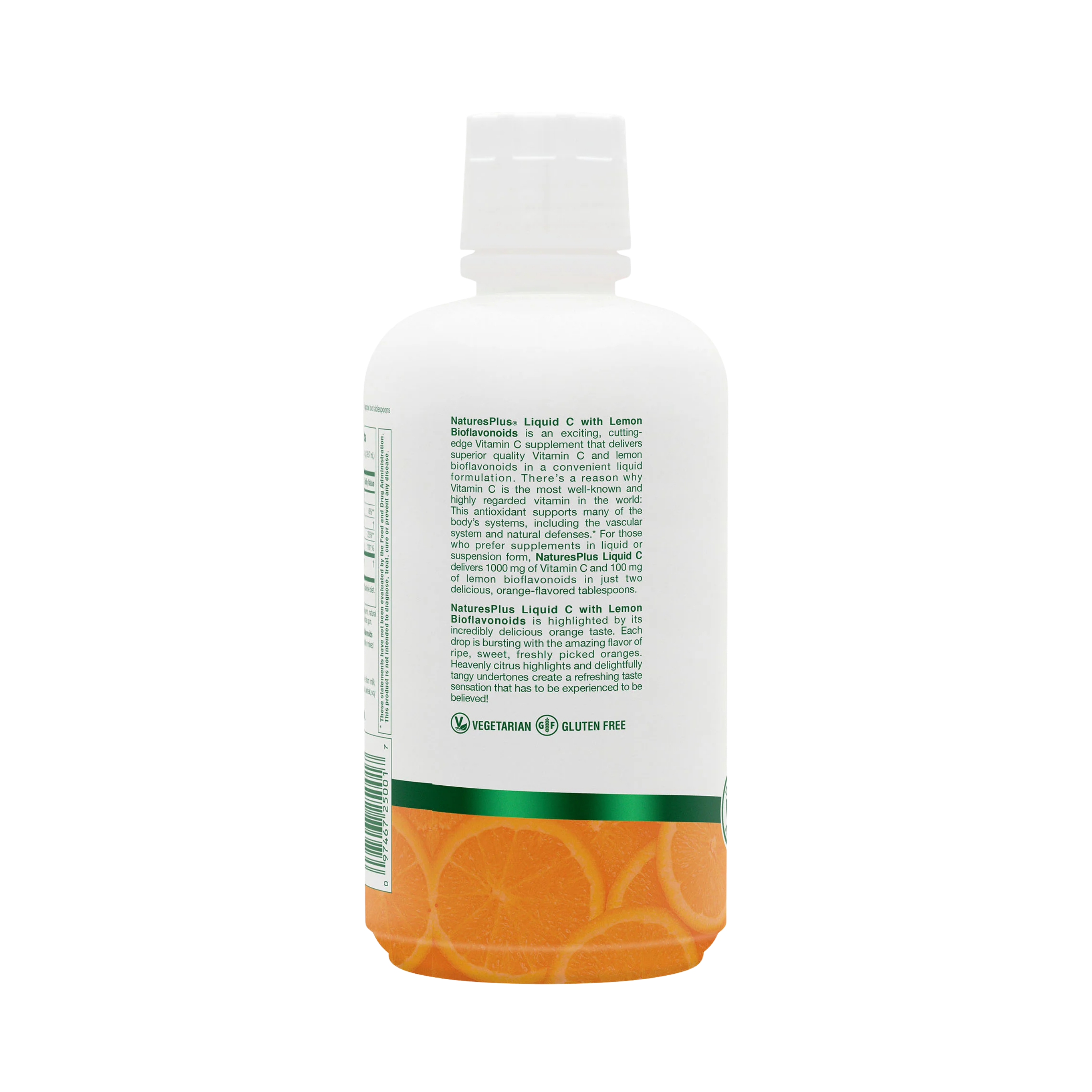 NaturesPlus, Liquid Vitamin C, Natural Orange, 1,000 Mg, 30 Fl Oz