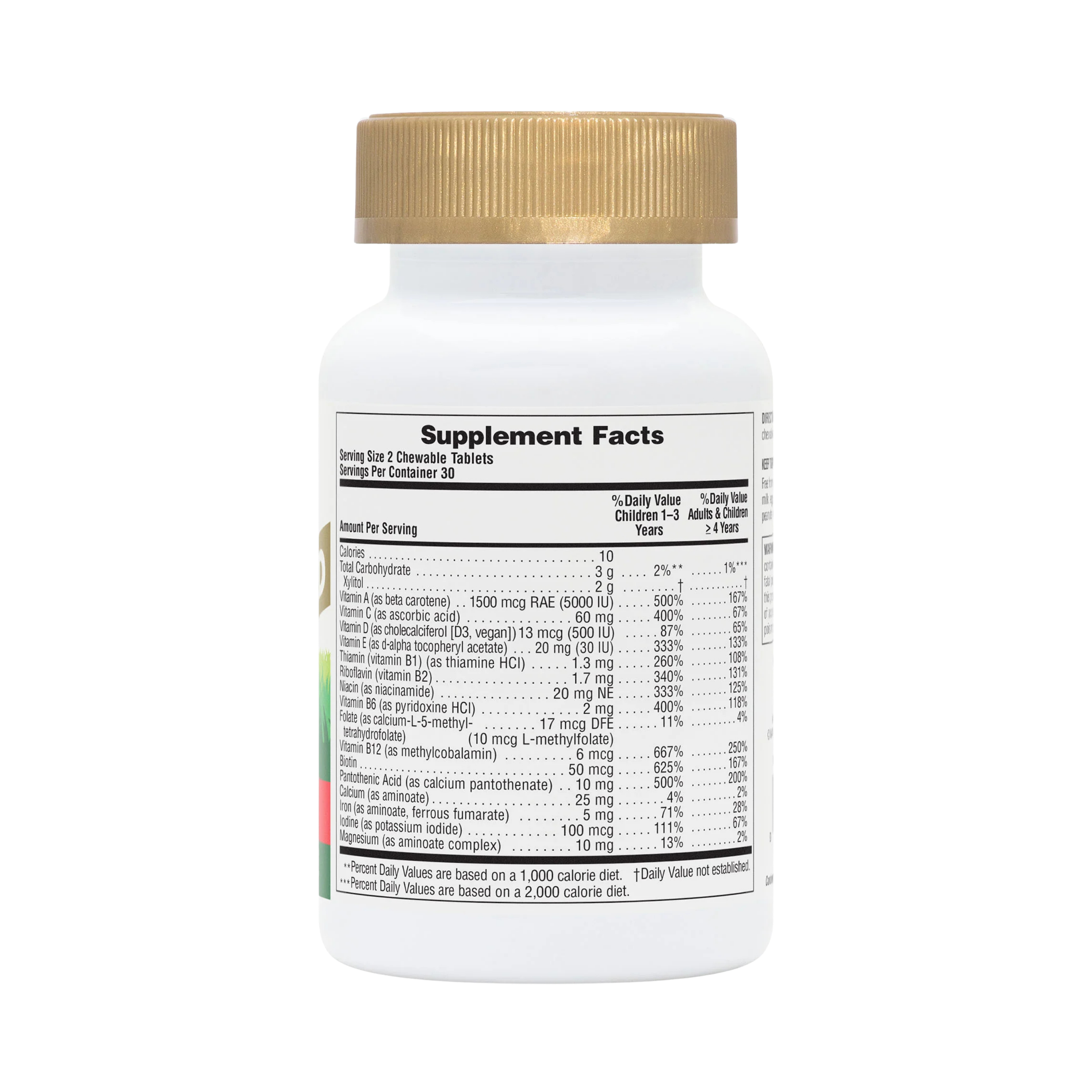 NaturesPlus, Animal Parade Gold, Children's Chewable Multivitamin Supplement, Cherry, 60 Animal-Shaped Tablets