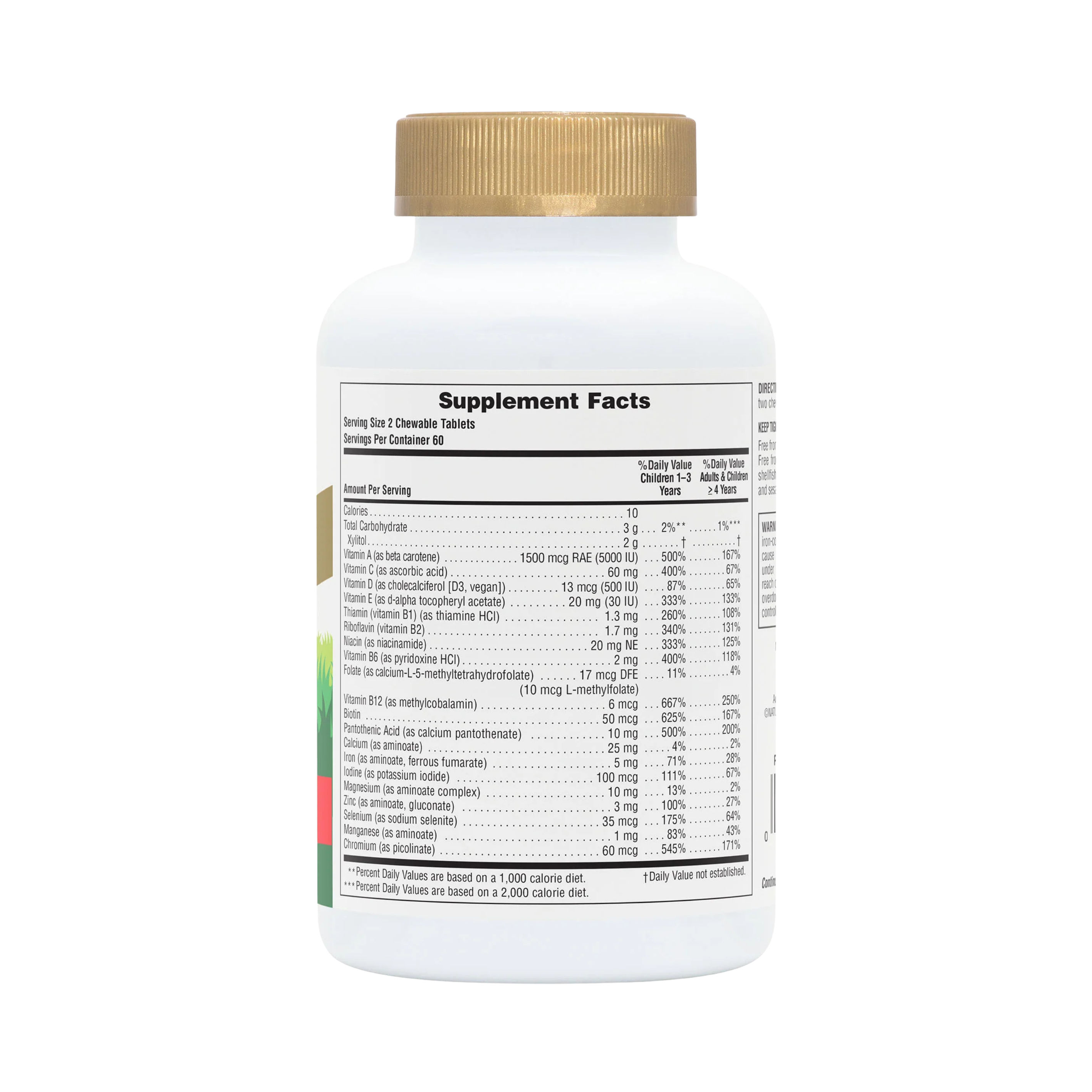 NaturesPlus, Animal Parade Gold, Children's Chewable Supplement, Cherry, 120 Animal-Shaped Tablets