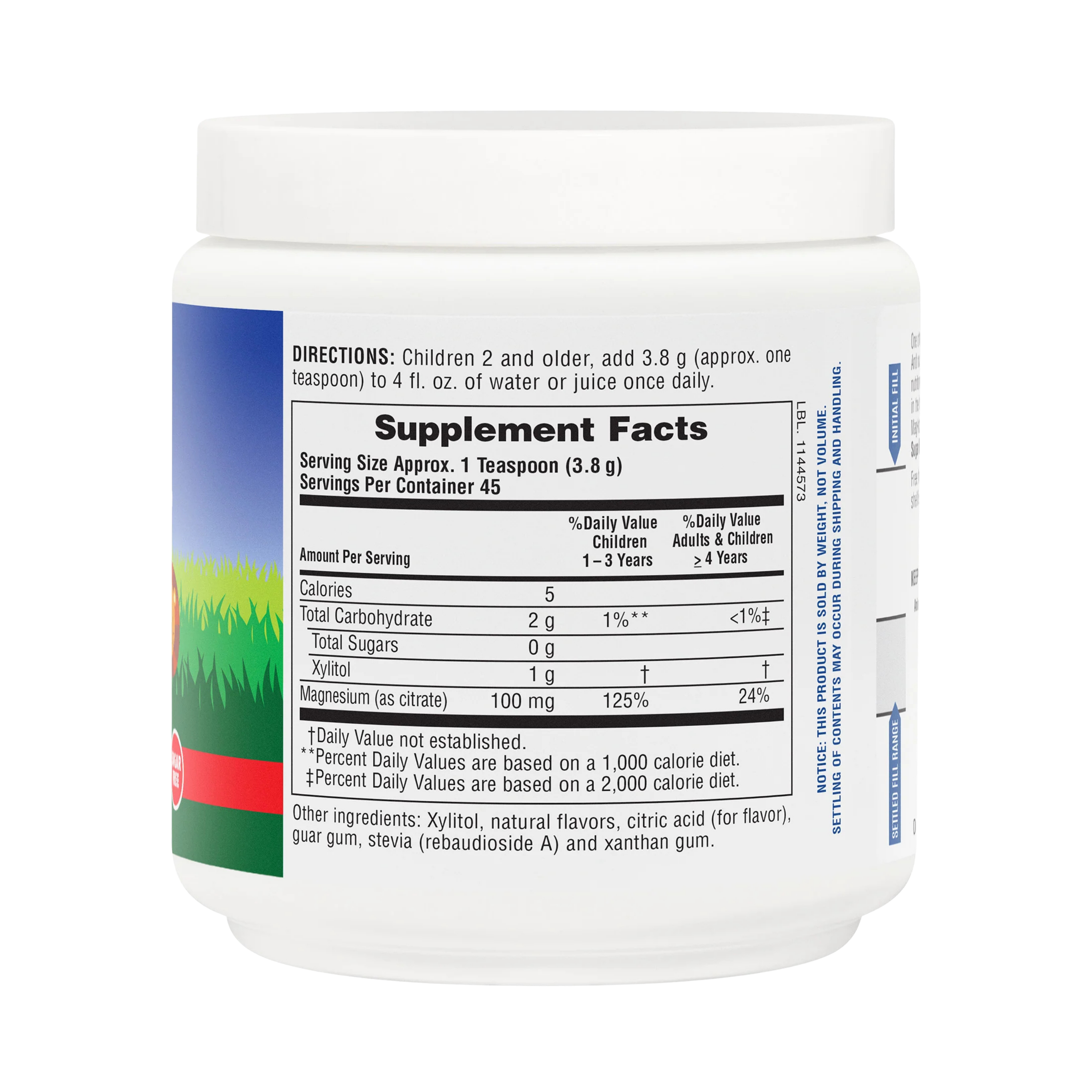 NaturesPlus, Mag Kidz, Animal Parade, Children's Magnesium Powder Supplement, Cherry, 0.38 Lb