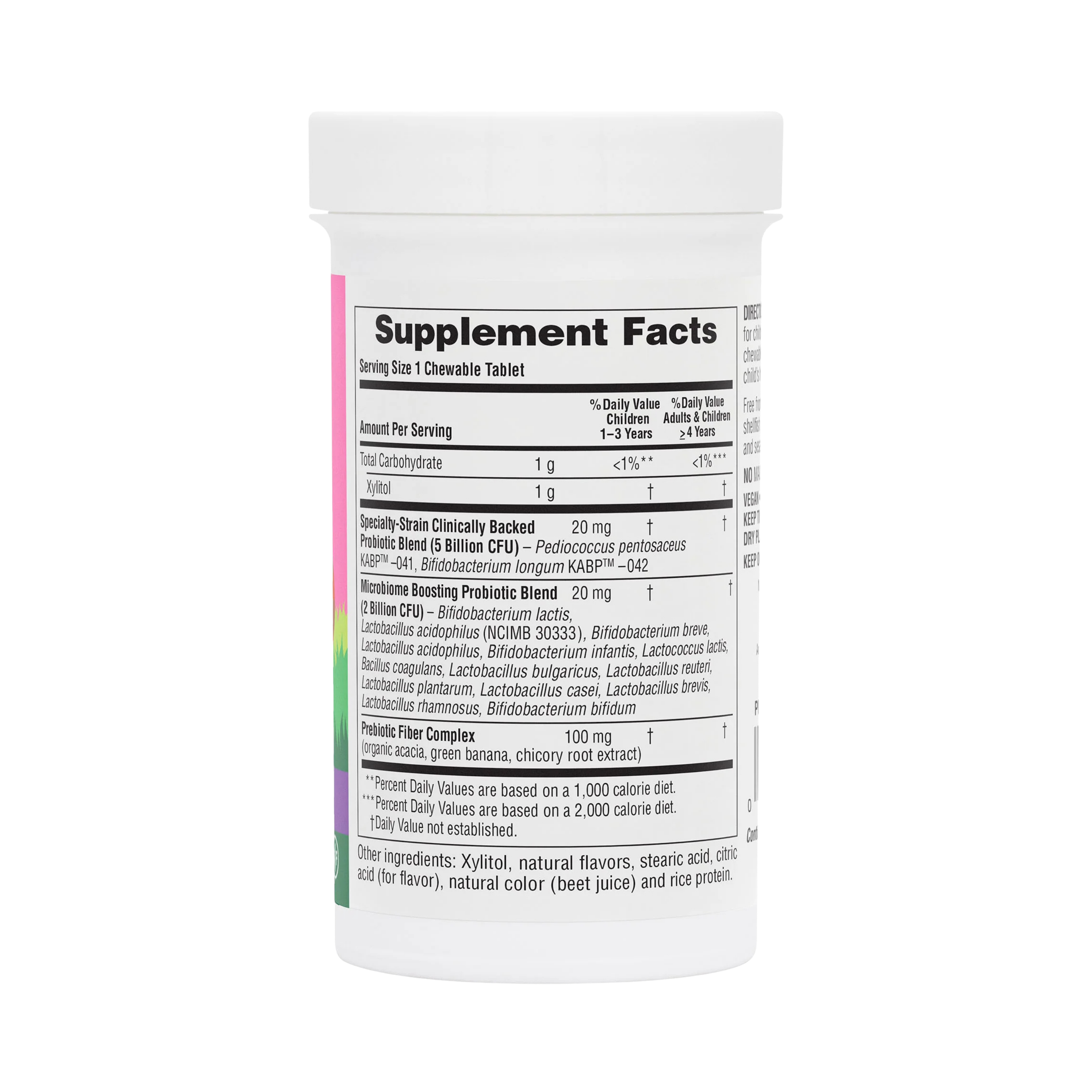 NaturesPlus, Probiotic, Children's Chewable Digestive Supplement, Mixed Berry, 7 Billion CFU, 30 Chewables