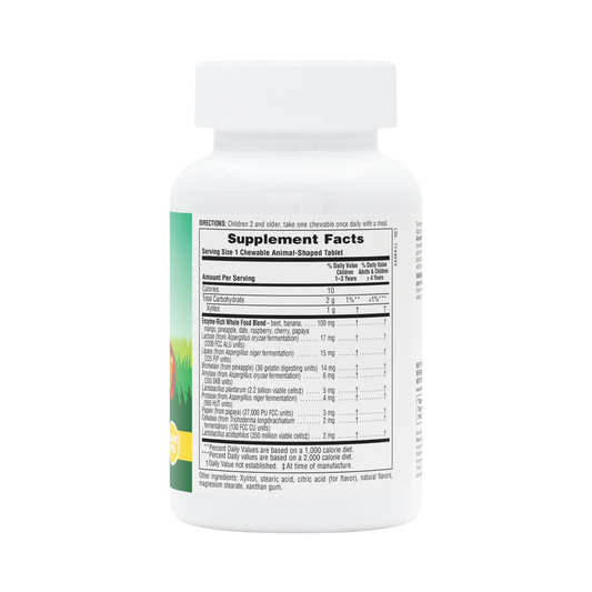 NaturesPlus, Animal Parade, Tummy Zyme, Tropical Fruit , 90 Animal-Shaped Tablets