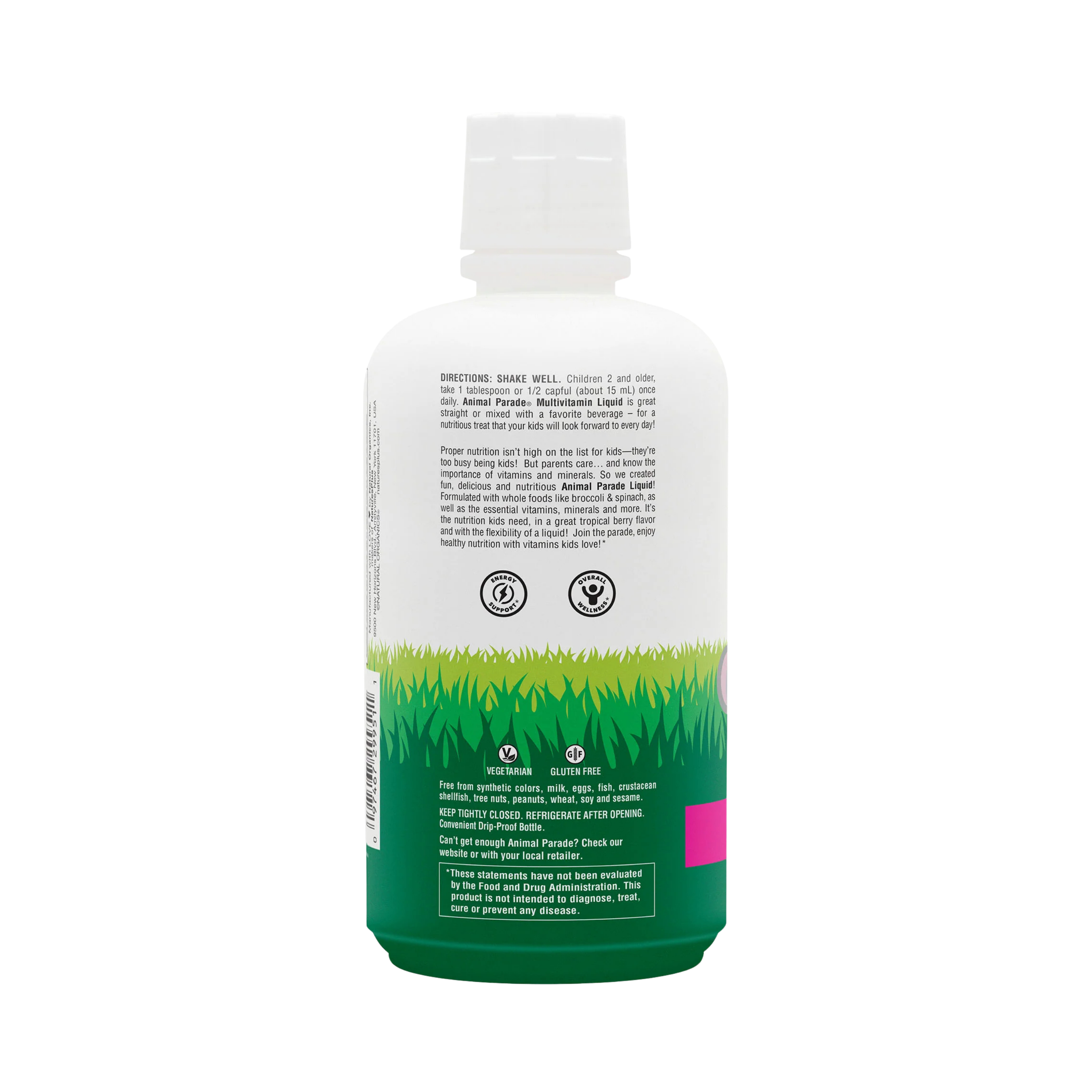 NaturesPlus, Animal Parade, Multivitamin Liquid, Tropical Berry, 30 Fl Oz