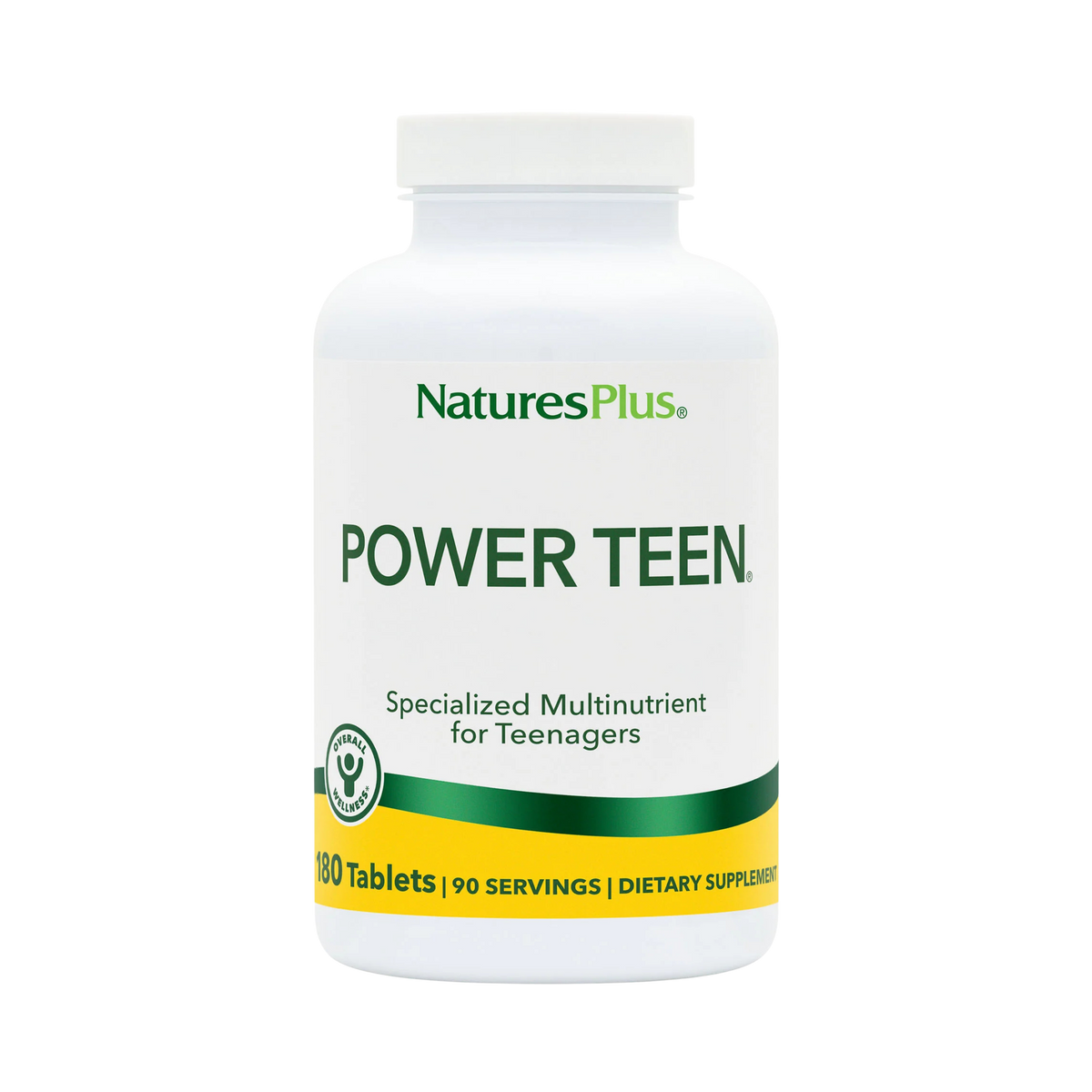 NaturesPlus, Power Teen, 180 Tablets