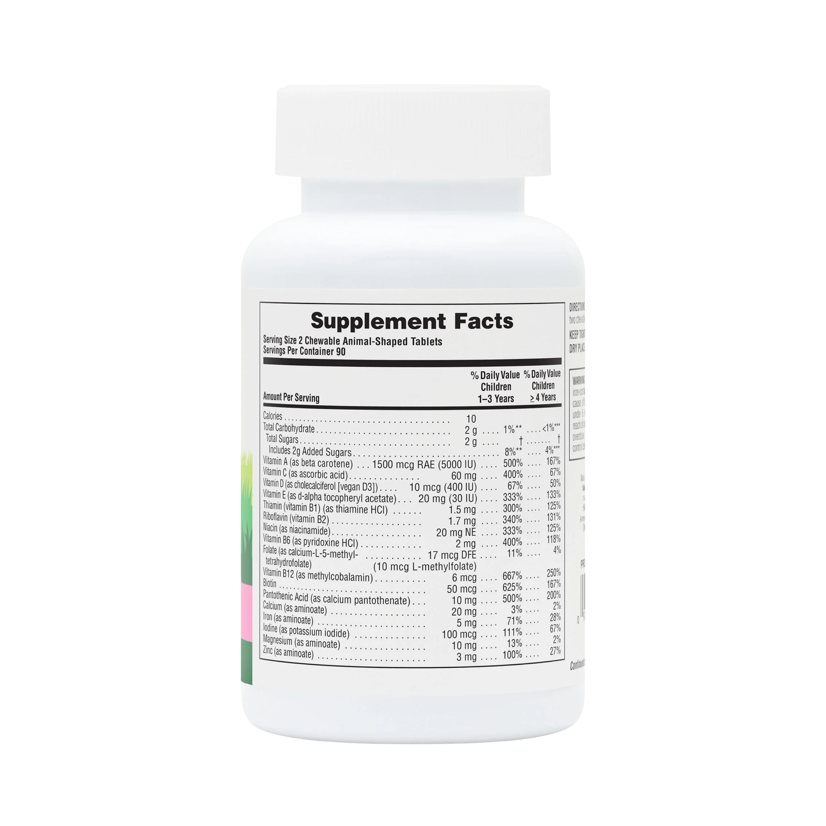 NaturesPlus, Animal Parade, Children's Chewable Supplement, Watermelon, 180 Animal-Shaped Tablets