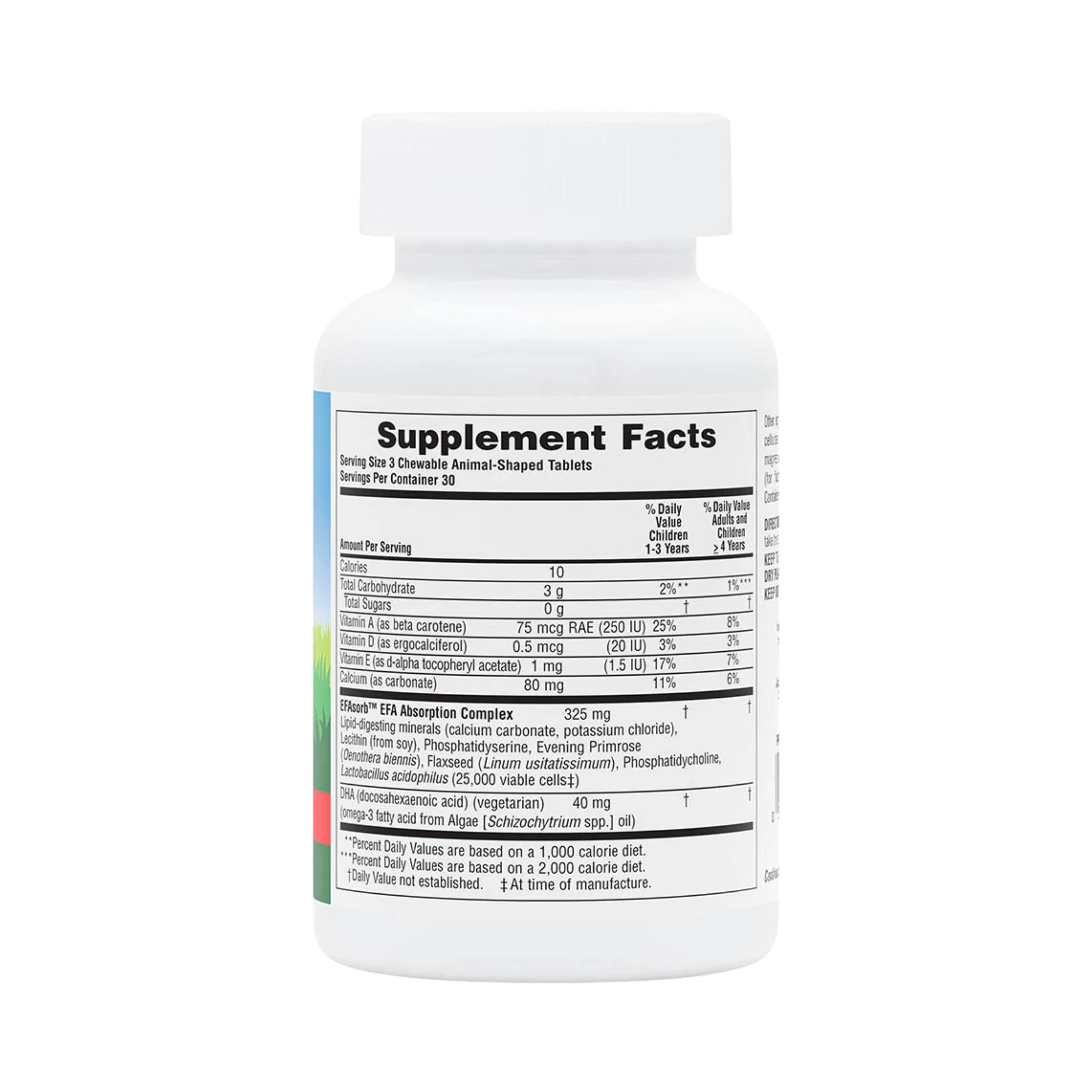 NaturesPlus, Animal Parade, DHA Kids, Children's Chewable Omega-3 Supplement, Cherry, 90 Animal-Shaped Tablets