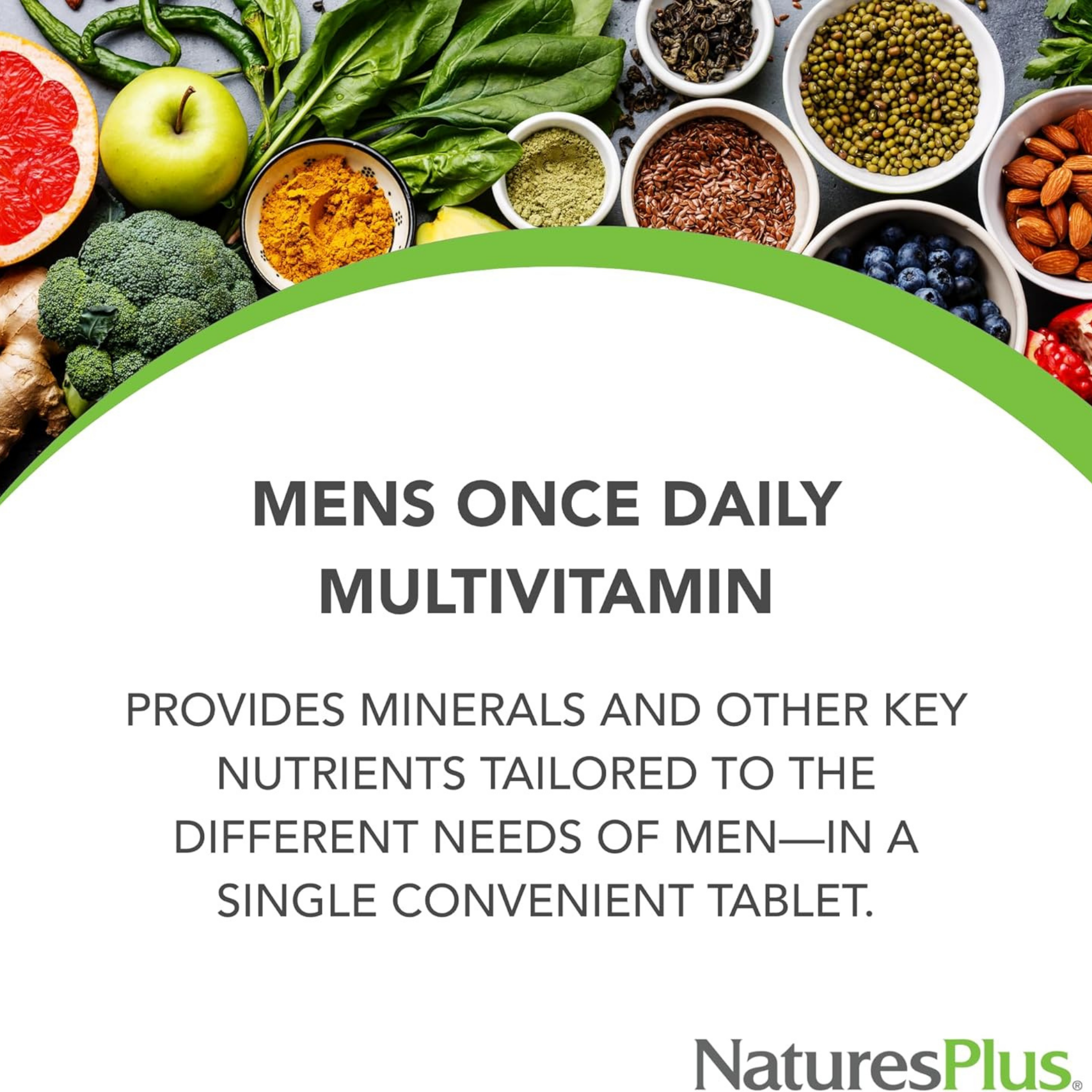 NaturesPlus, His Journey, Once Daily Multi, 30 Tablets