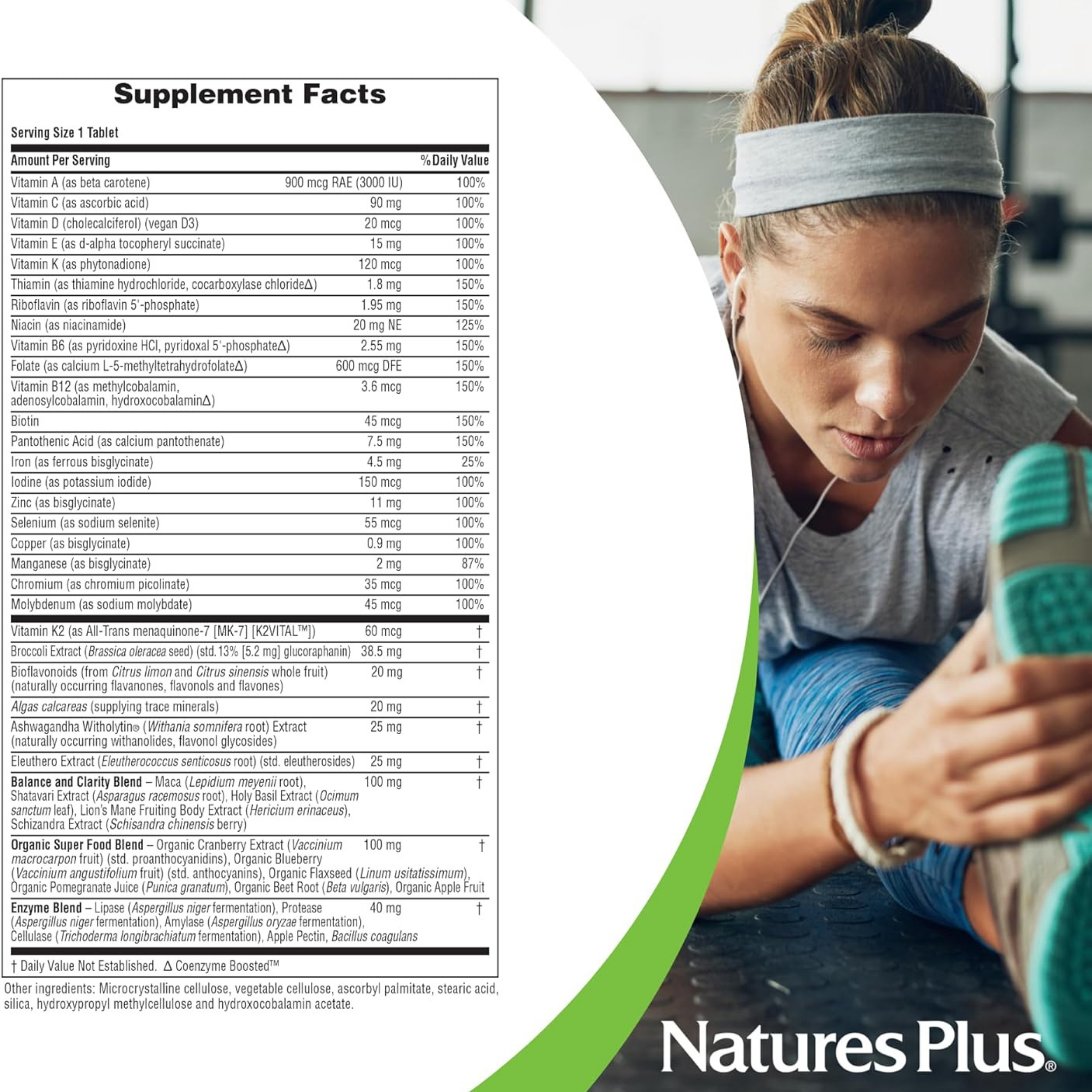 NaturesPlus, Her Journey, Once Daily Multi, 30 Tablets