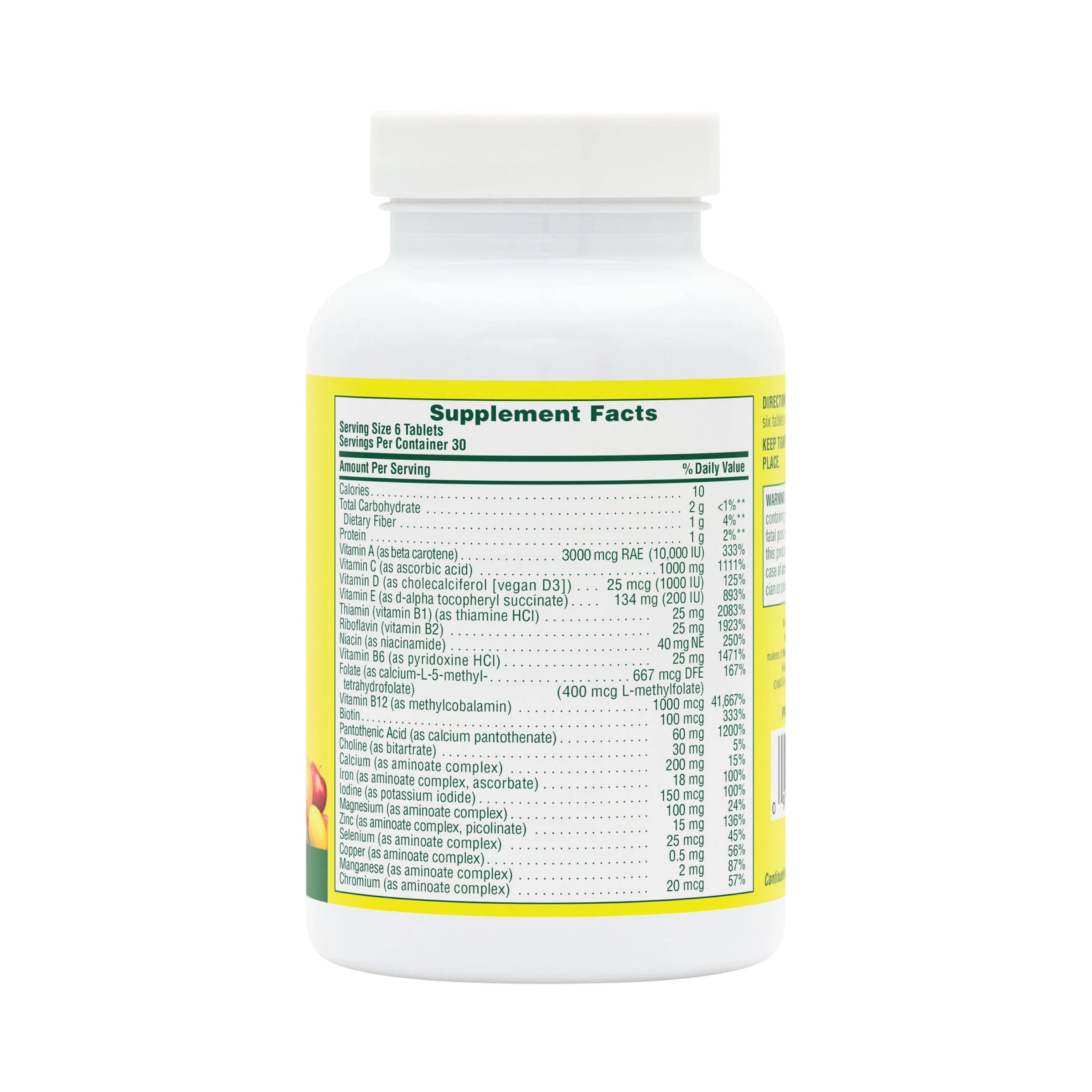 NaturesPlus, Source of Life, Original Mini-Tabs, Multivitamin & Mineral Supplement with Concentrated Whole Foods, 180 Tablets