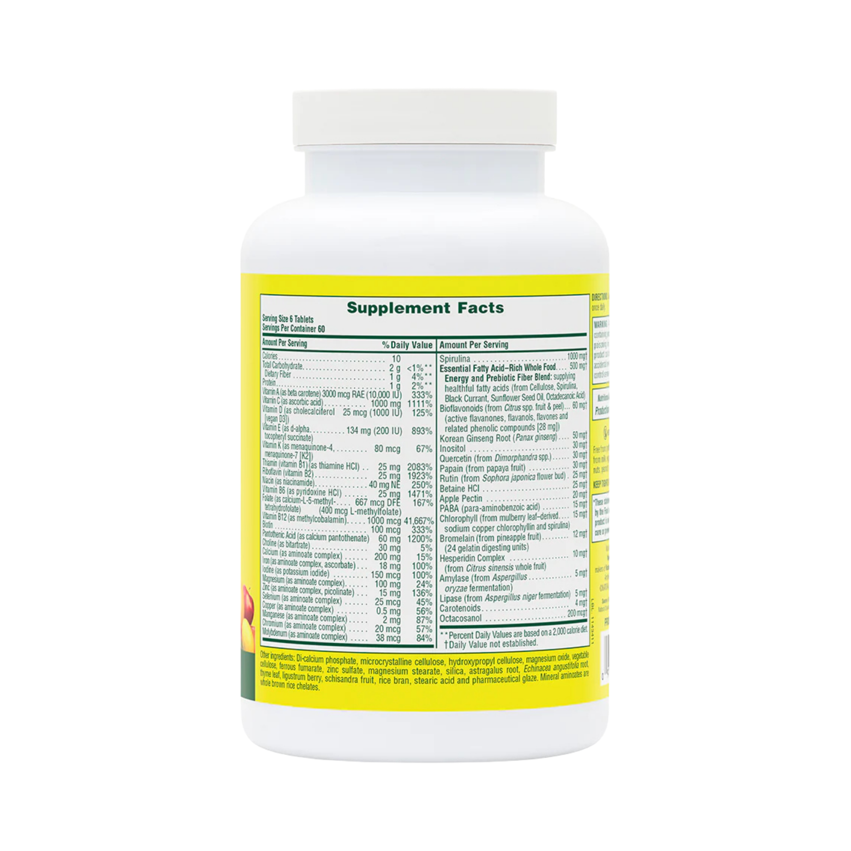 NaturesPlus, Source of Life, Original Mini-Tabs, Multivitamin & Mineral Supplement, 360 Tablets