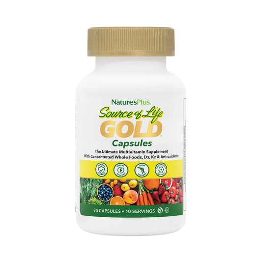 NaturesPlus, Source of Life, Gold, The Ultimate Multivitamin Supplement, 90 Capsules