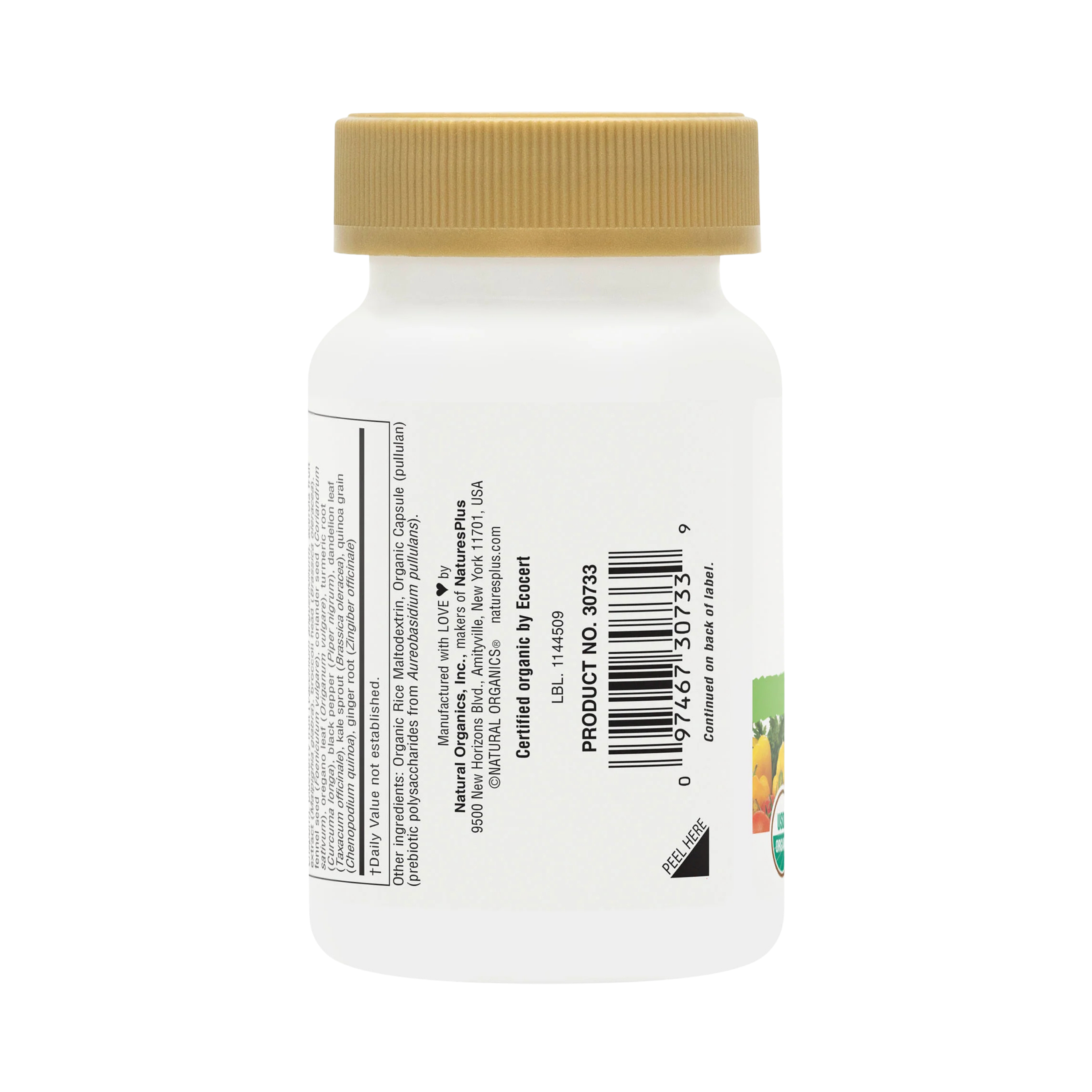 NaturesPlus, Source of Life Garden, Vitamin C, 60 Vegan Capsules