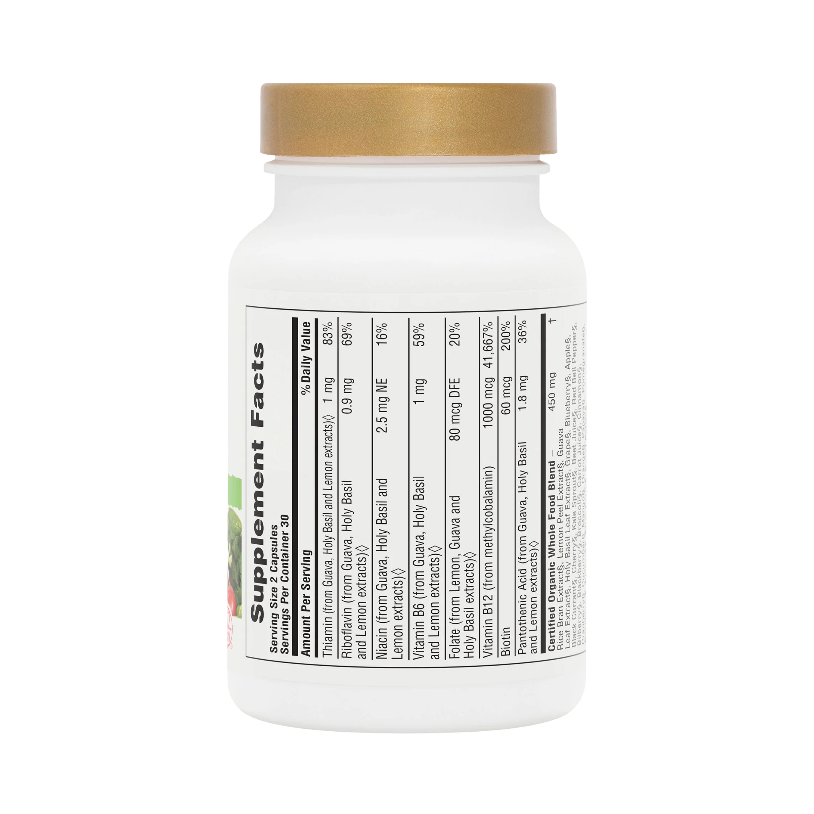 NaturesPlus, Source of Life Garden, Certified Organic Vitamin B12, 60 Vegan Capsules
