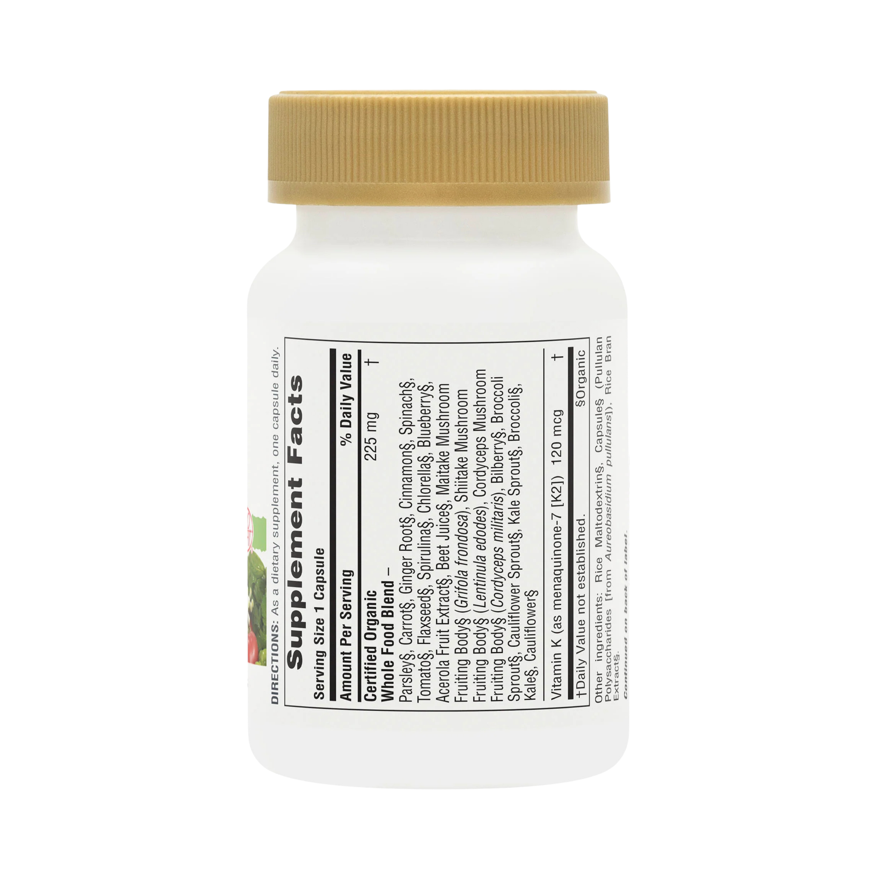 NaturesPlus, Source of Life, Garden, Organic Vitamin K2, 60 Vegan Caps