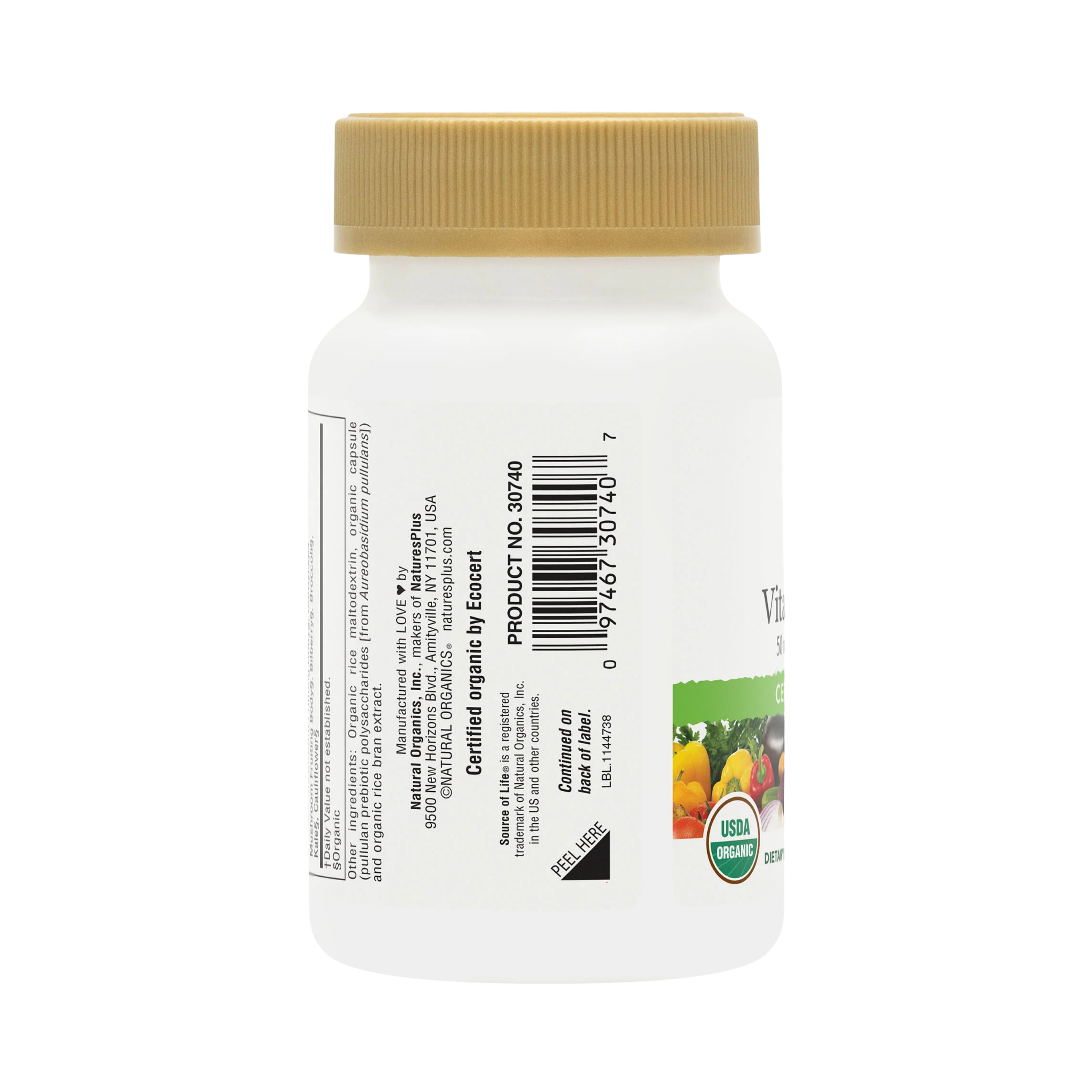 NaturesPlus, Source of Life Garden, Vit D3 & K2, 60 Vegan Capsules