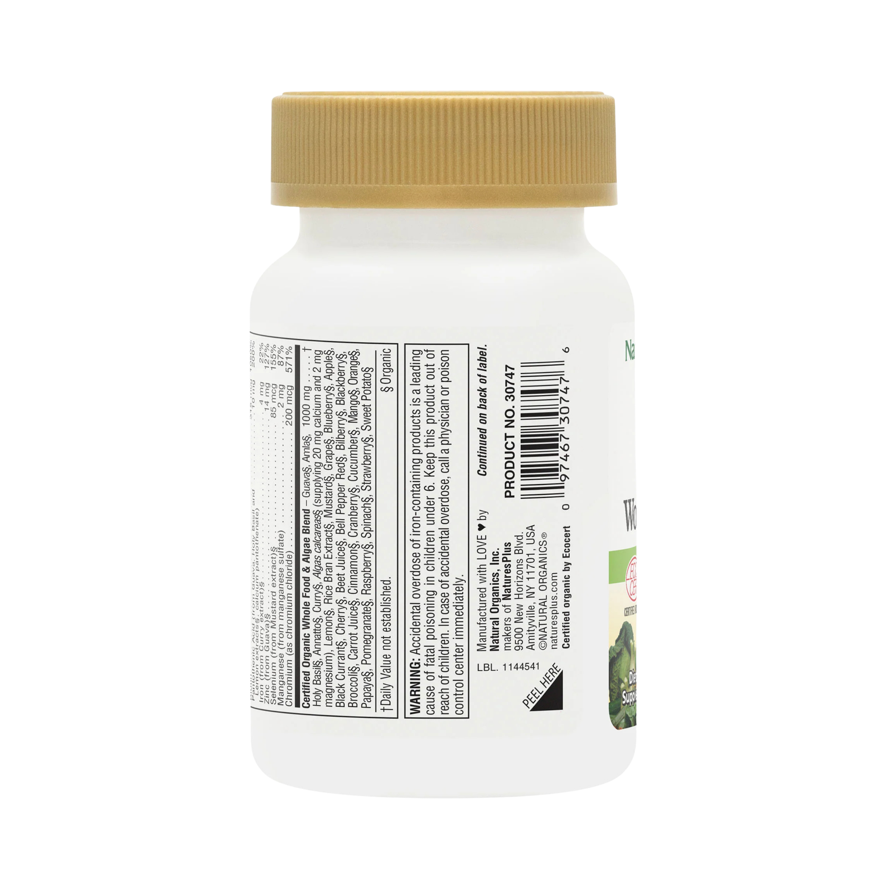 NaturesPlus, Source of Life Garden, Women's Once Daily Multi, 30 Vegan Tablets