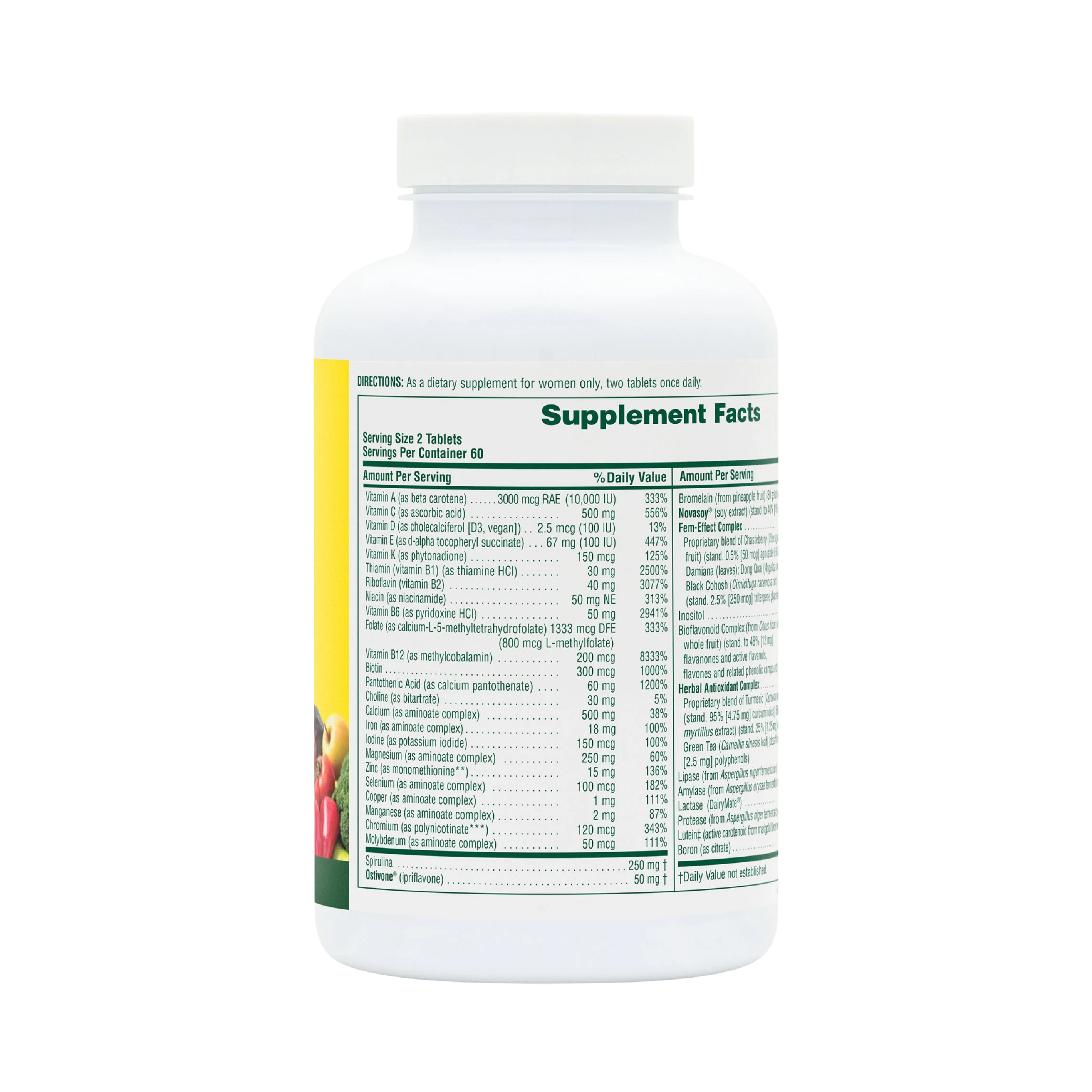 NaturesPlus, Source of Life, Women, Multivitamin & Mineral Supplement with Concentrated Whole Foods , 120 Tablets