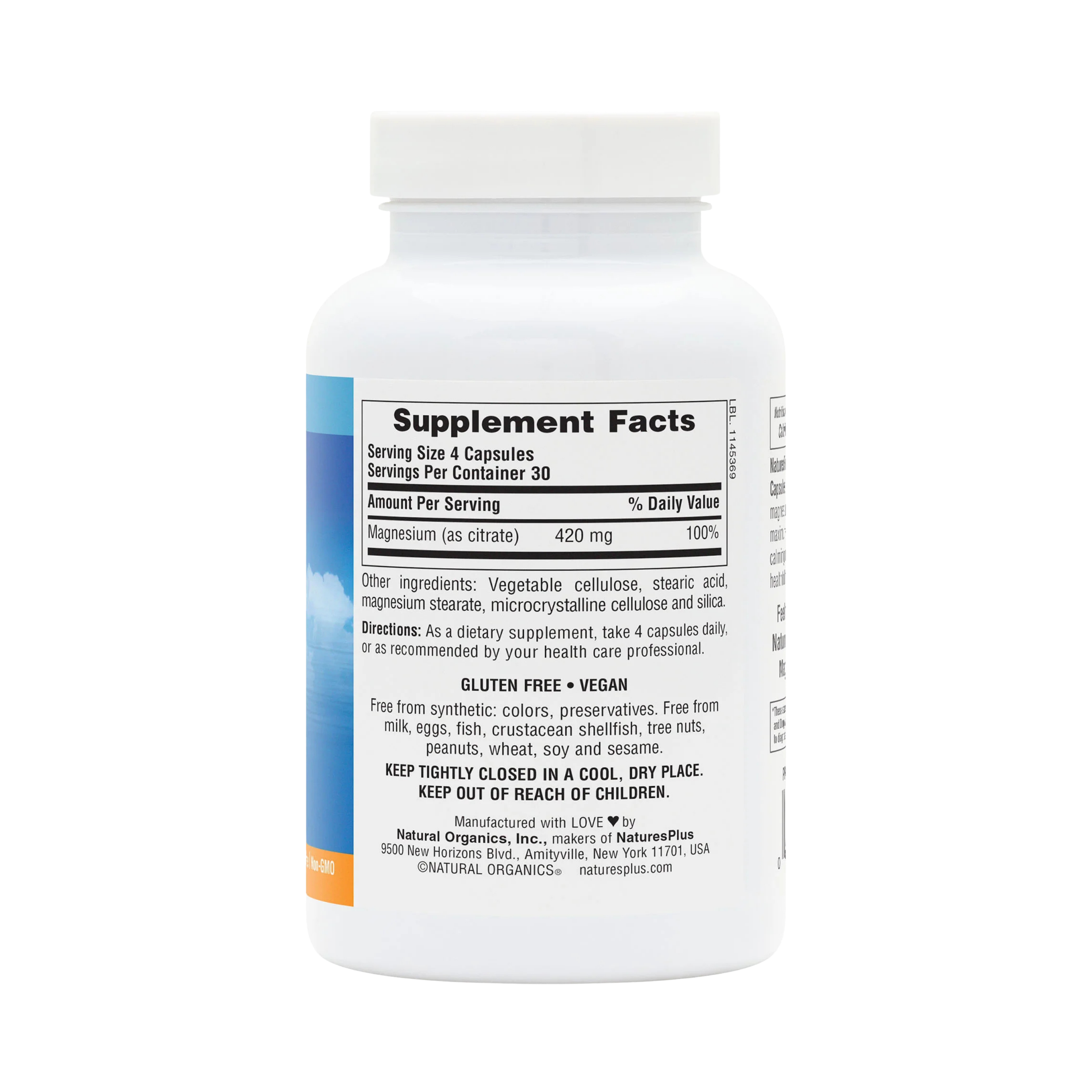 NaturesPlus, KalmAssure, Magnesium, 120 Vegan Capsules