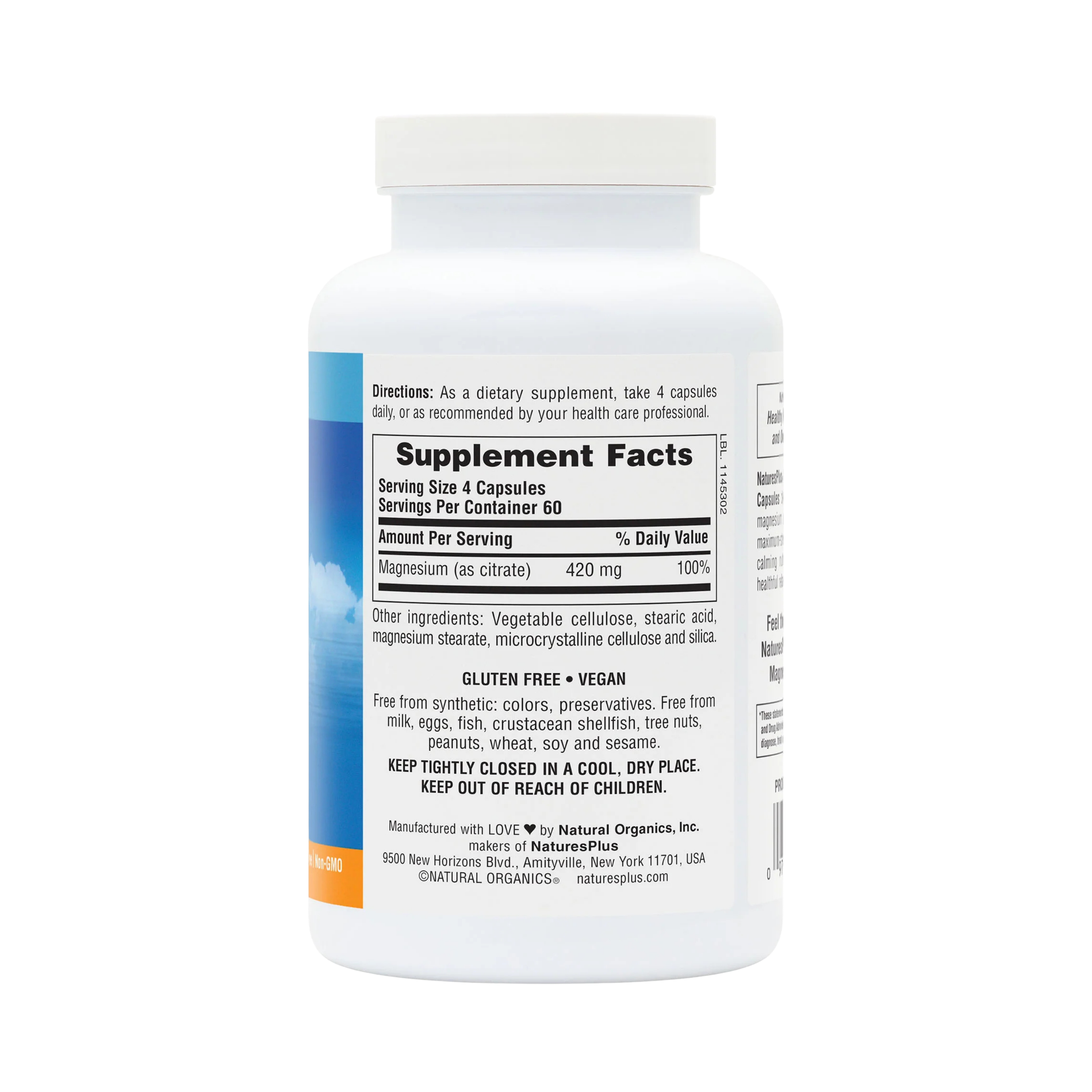 NaturesPlus, KalmAssure, Magnesium, 240 Vegan Capsules