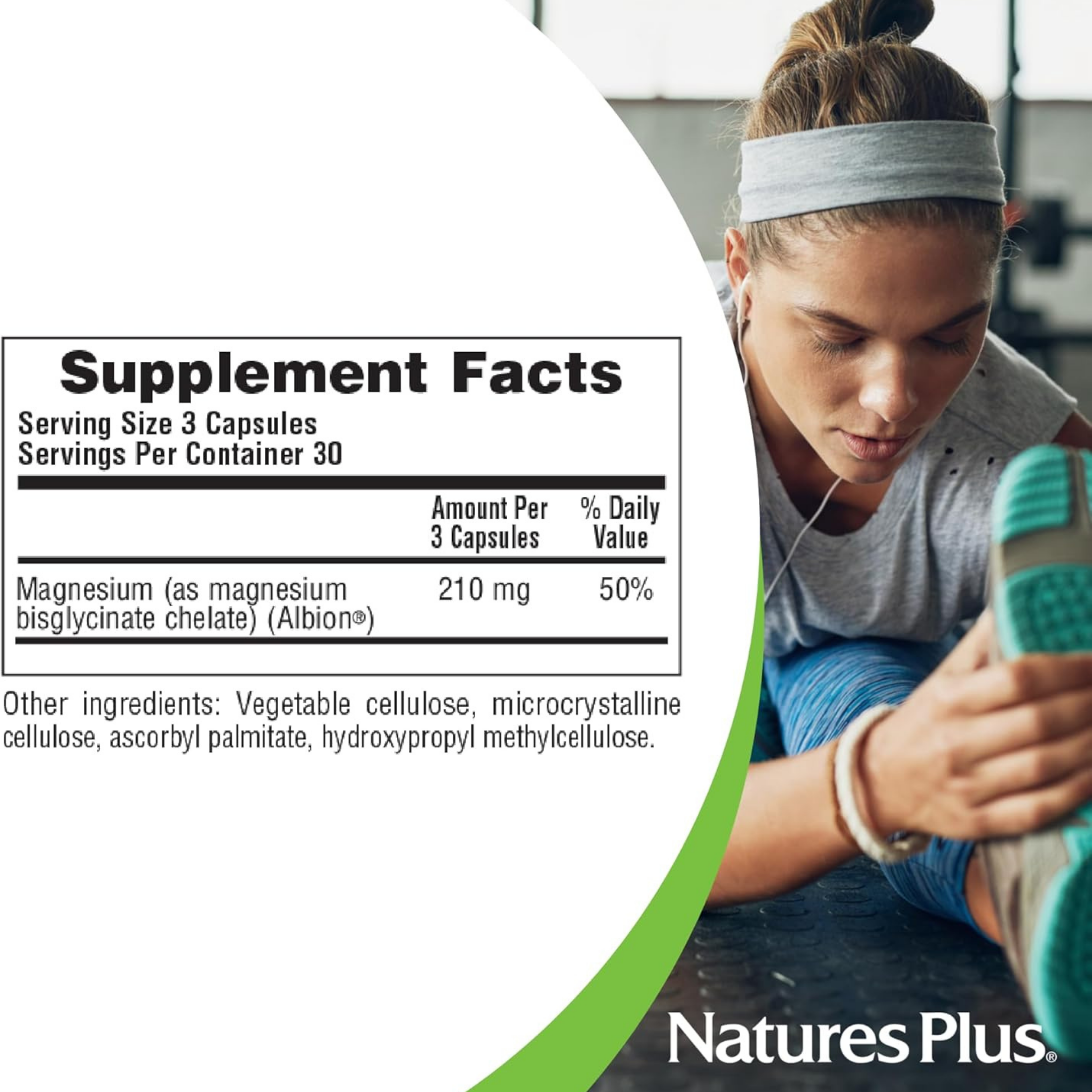 NaturesPlus, KalmAssure, Magnesium Glycinate, 90 Capsules