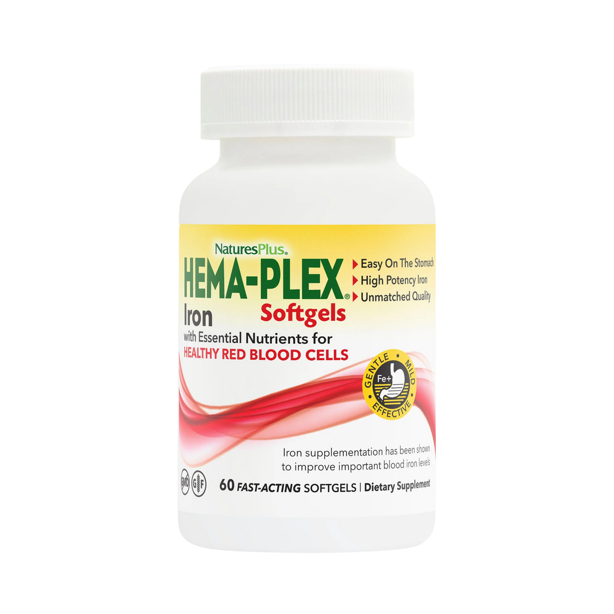 NaturesPlus, Hema-Plex, 60 Fast-Acting Softgels